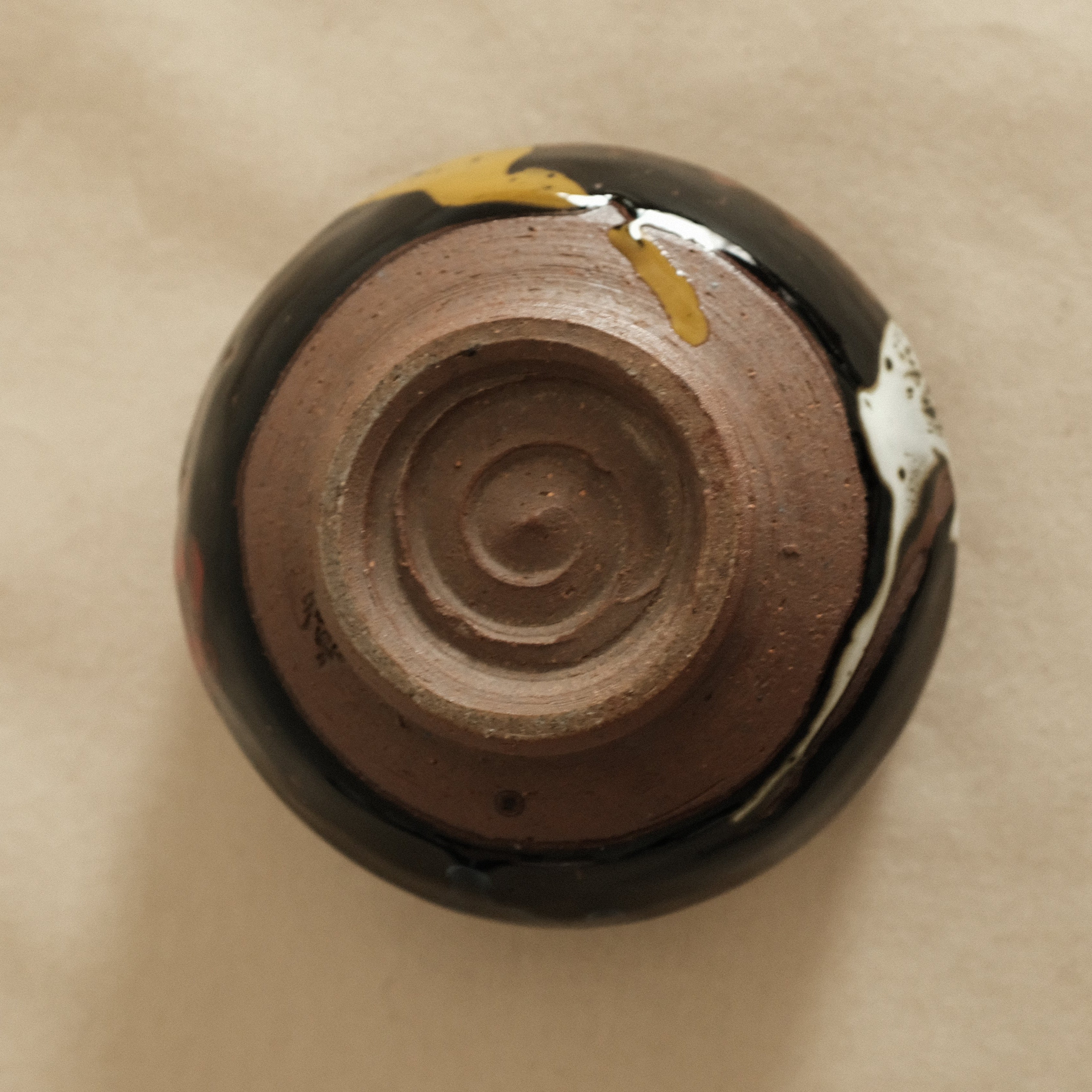 Hana Izumi Kiln Japan Maruchikara Multicolours Nodate Chawan Matcha Bowl Aritaware