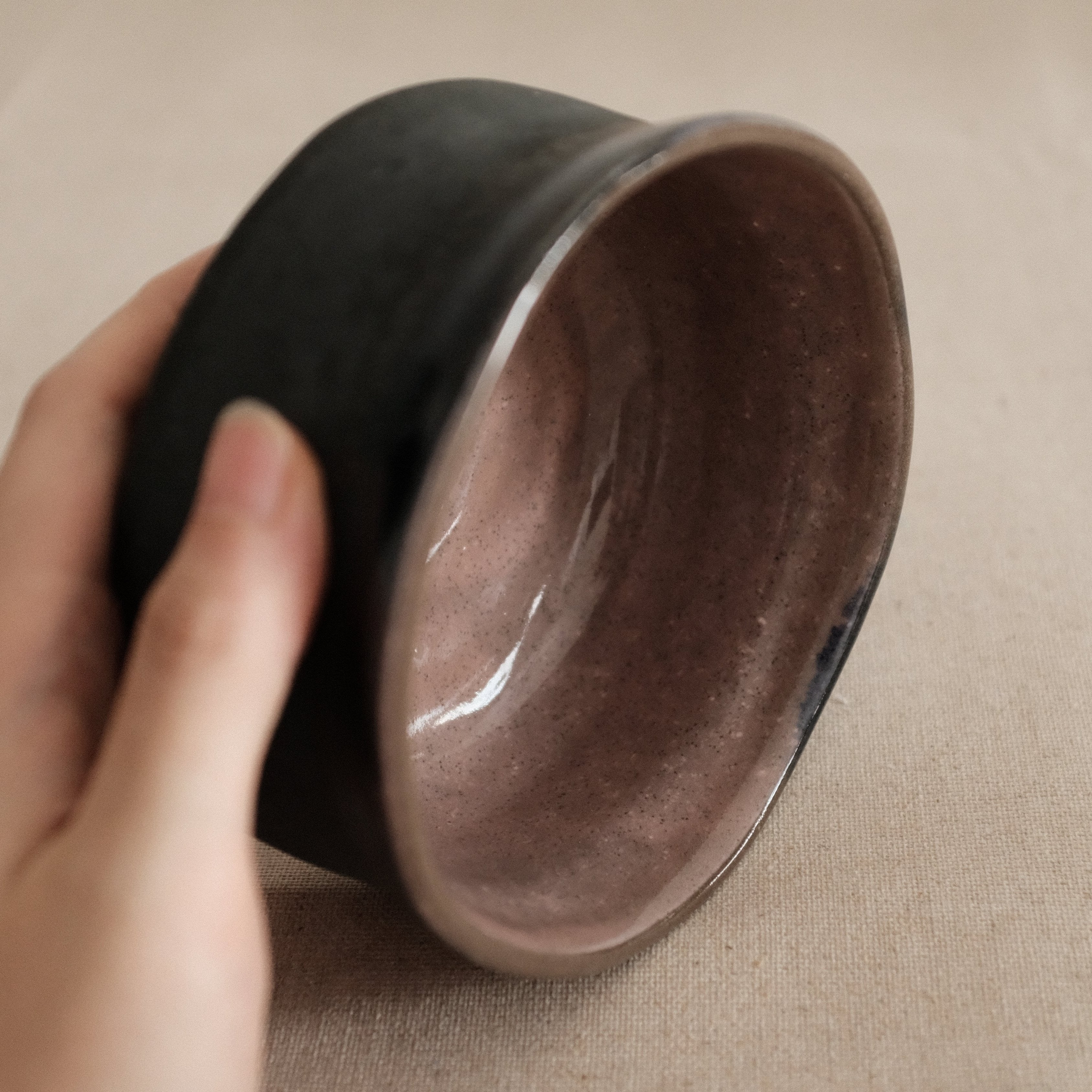 Hatsuichi Japan Momo No Dōkutsu Chawan Matcha Bowl Tea Bowl Japan Minoware