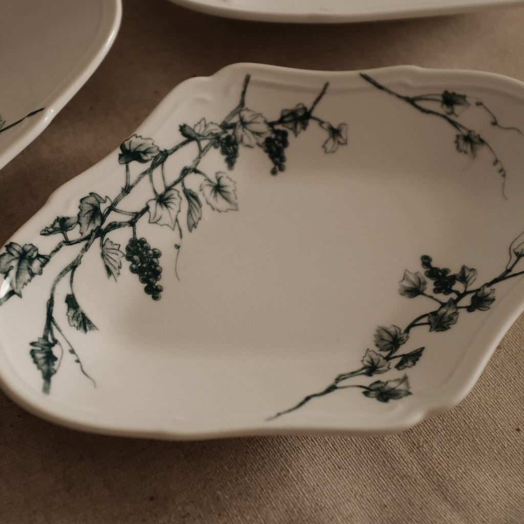 Studio M' Japan Vigne Plate Blue