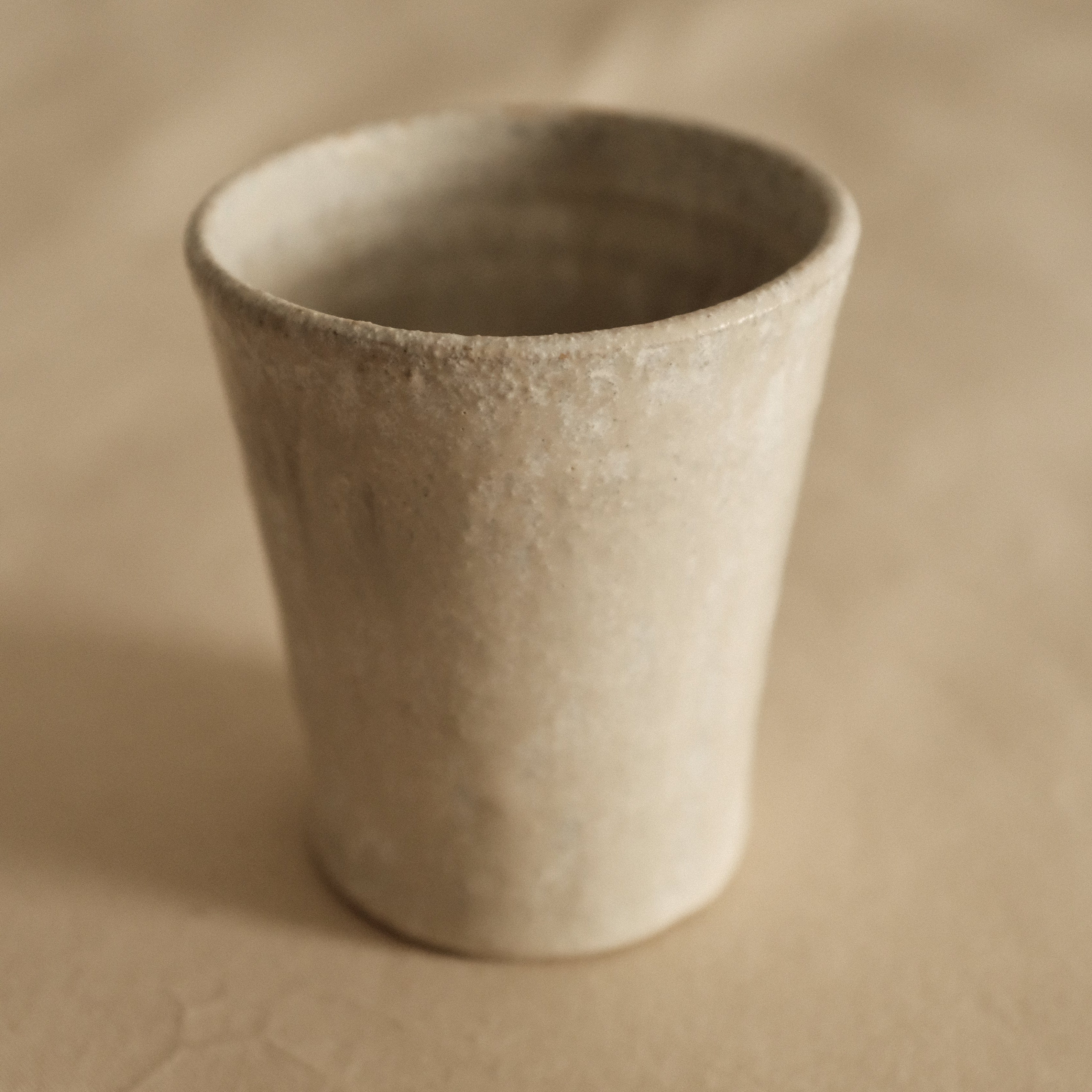 Kyuuko Mashiko Konayuki Powder Snow Glaze Tall Mug