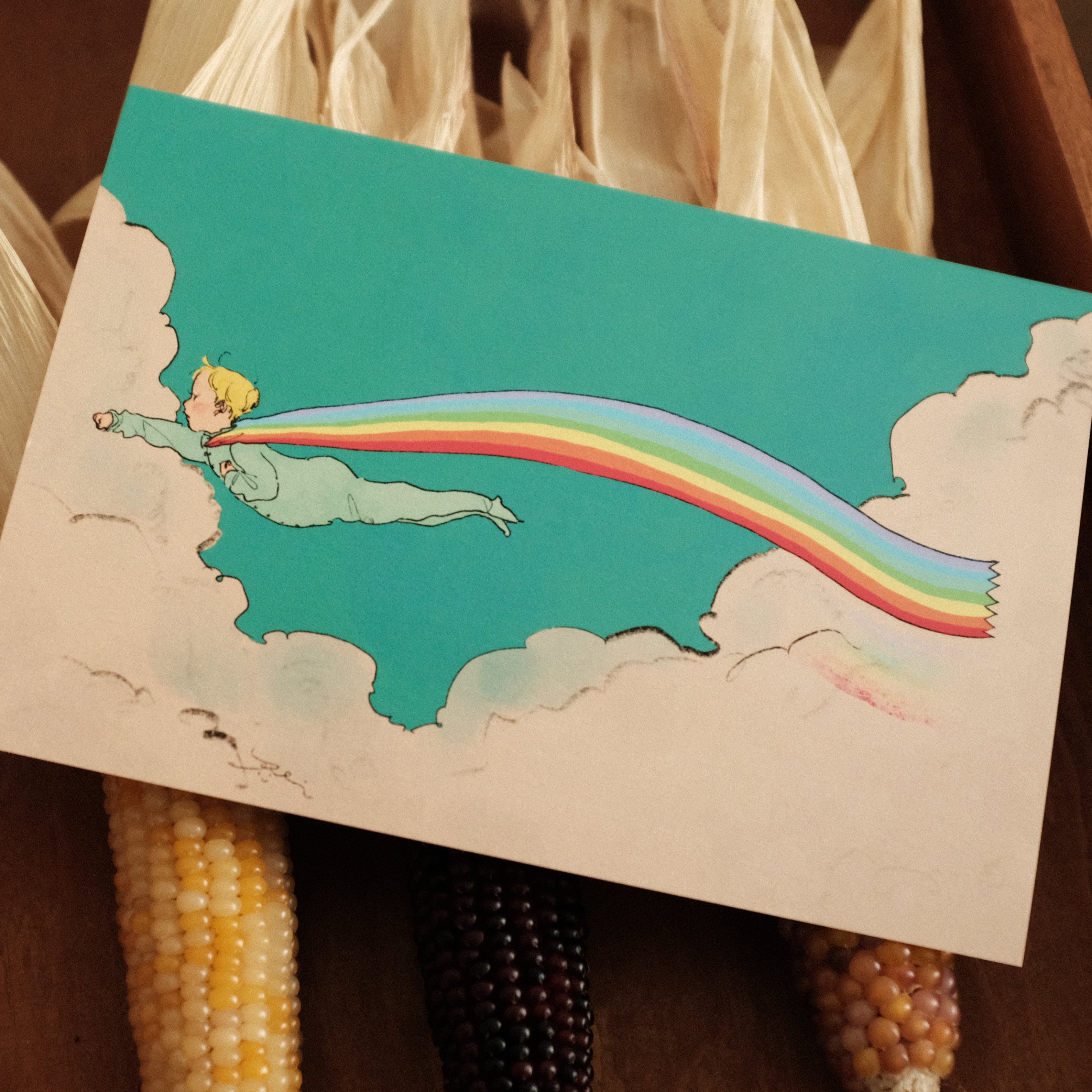 Kurahashi Rei Rainbow Maker Postcard