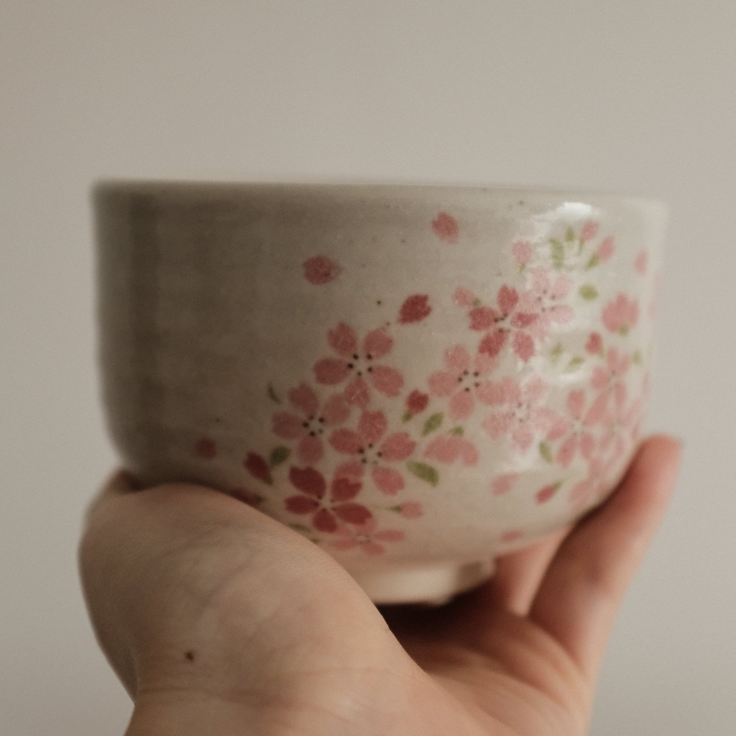 Hatsuichi Japan Cherry Blossom Pink Nodate Chawan Matcha Bowl Tea Bowl Japan Minoware