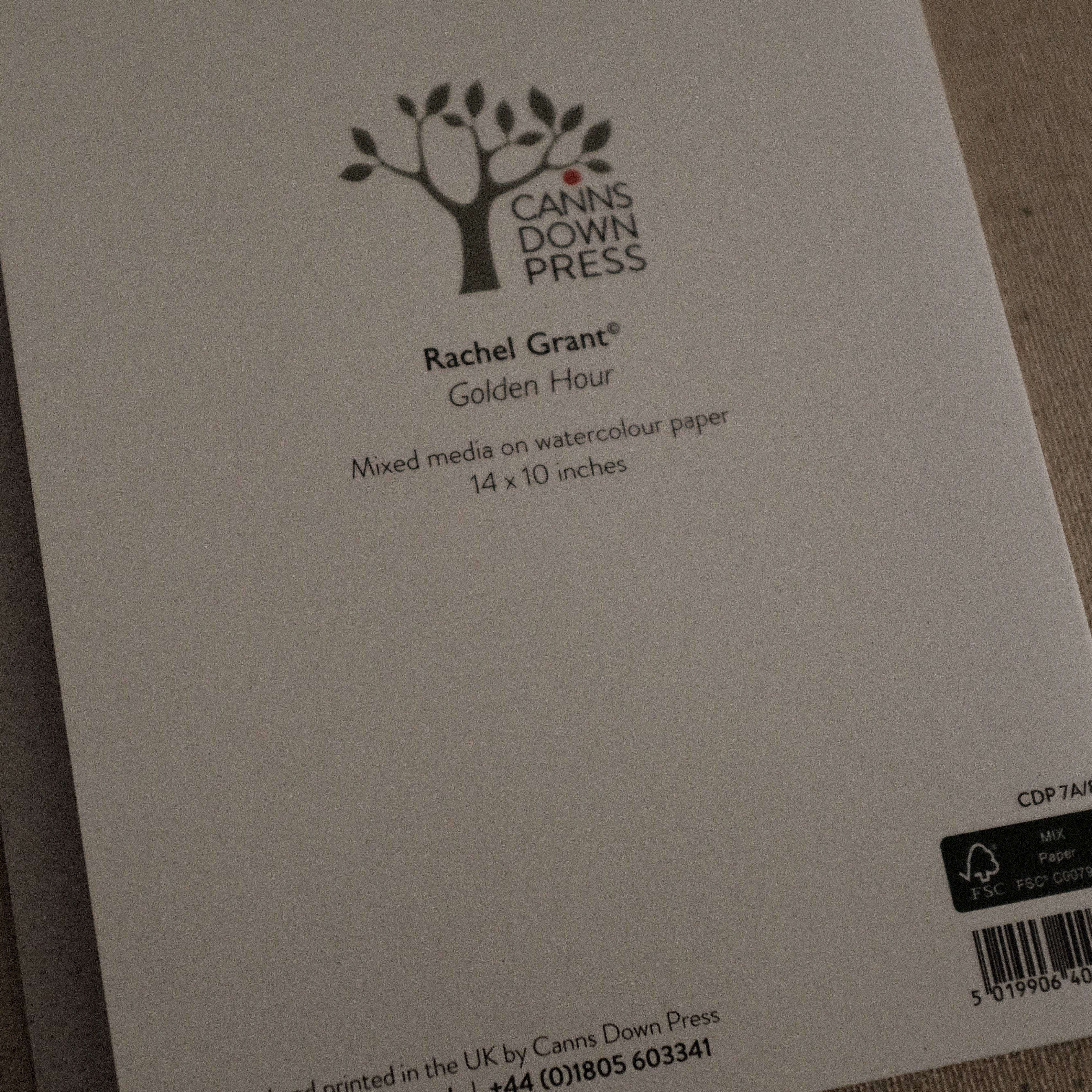 Canns Down Press Golden Hour Greeting Card Gift Card