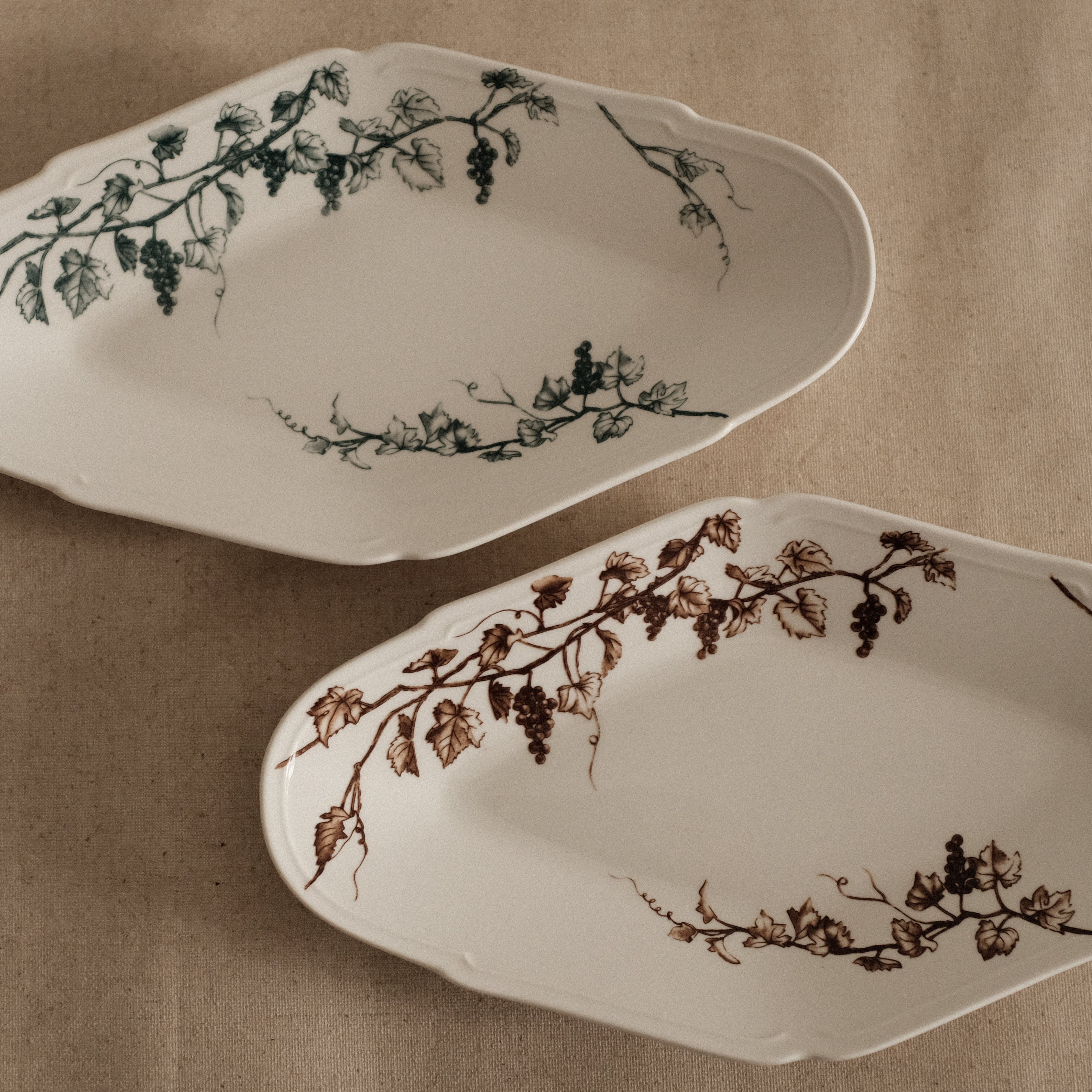 Studio M' Japan Vigne Plate Brown