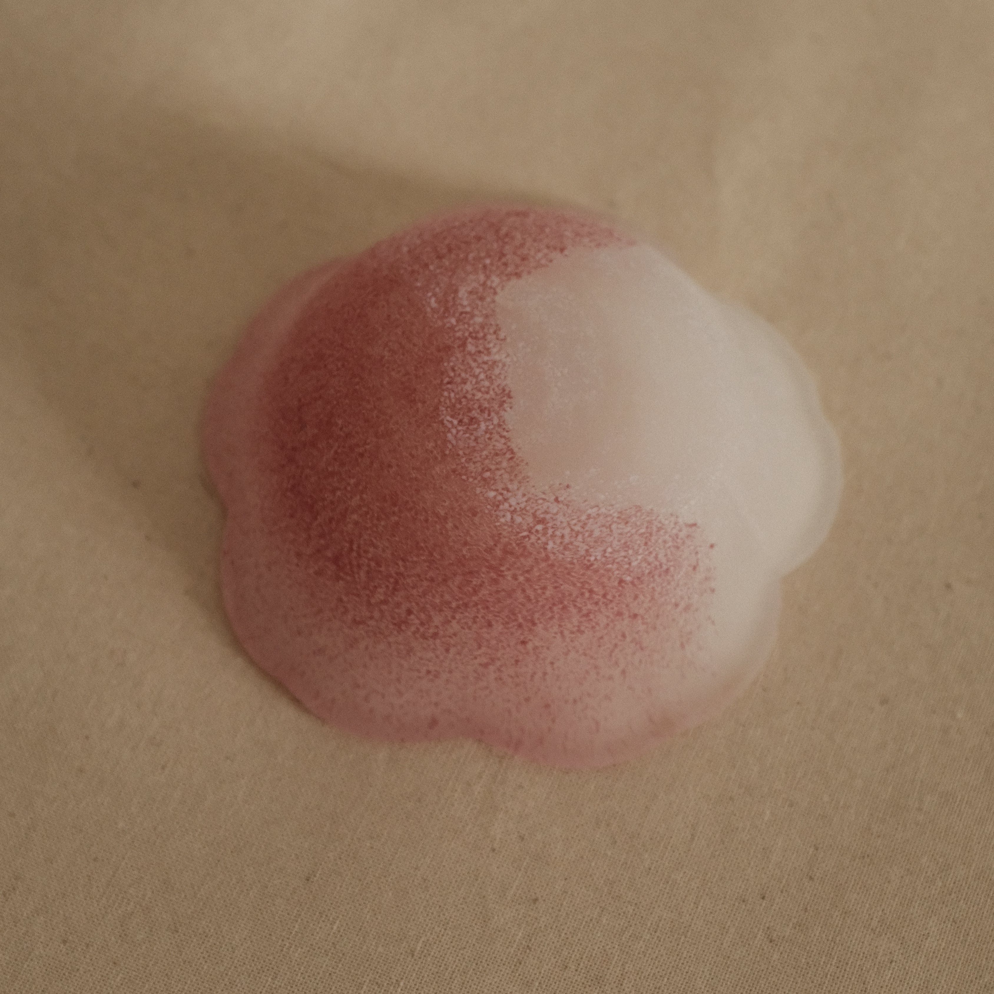 Aika Japan X Iwasawa Glass Honoka Handmade Small Edo Glass Bowl White Pink Cherry Blossom