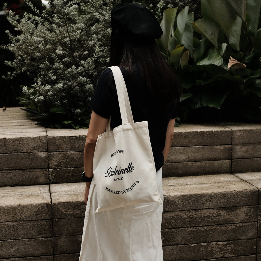 Baleinette Embroidered Tote Bag