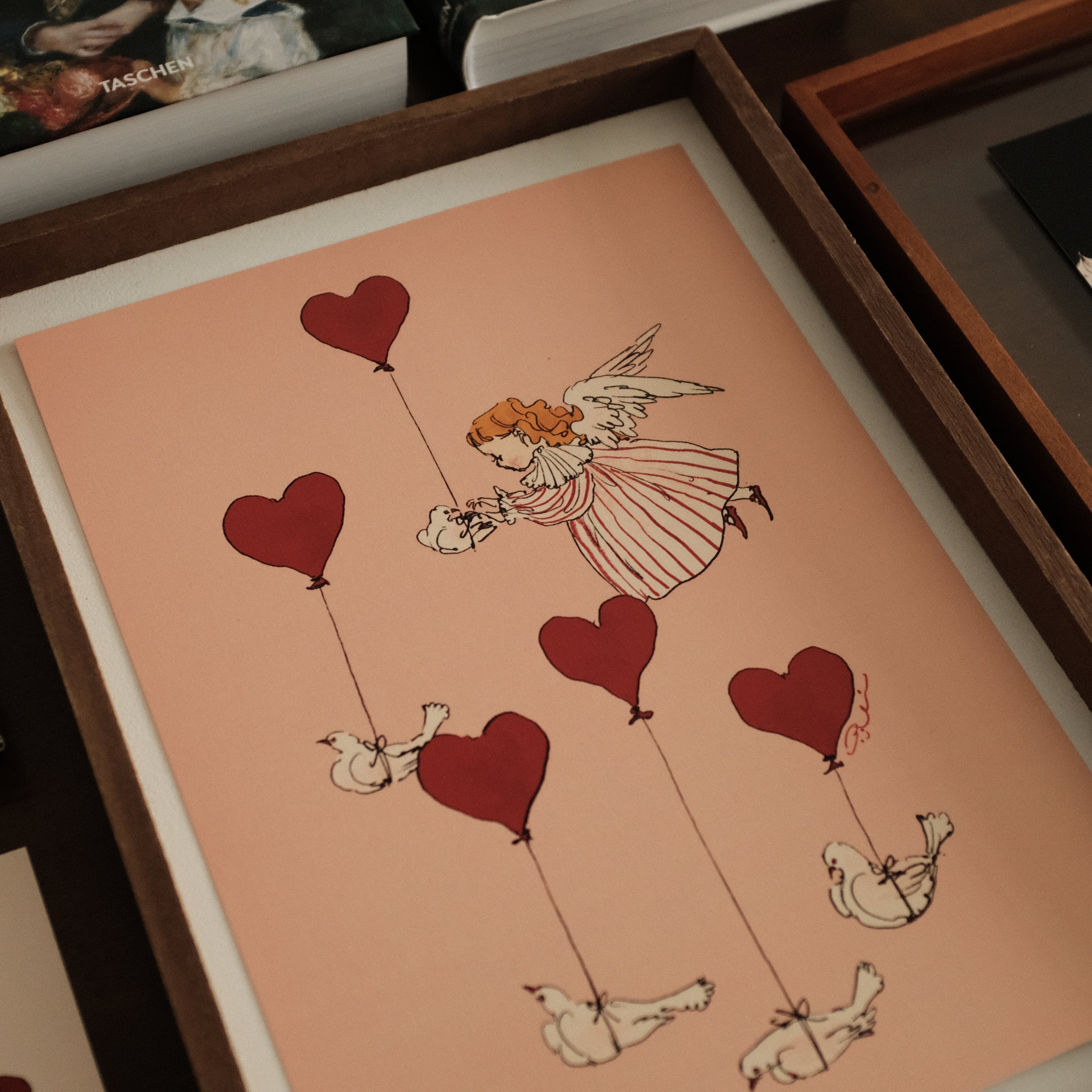 Kurahashi Rei Sending Love A4 Illustration Poster