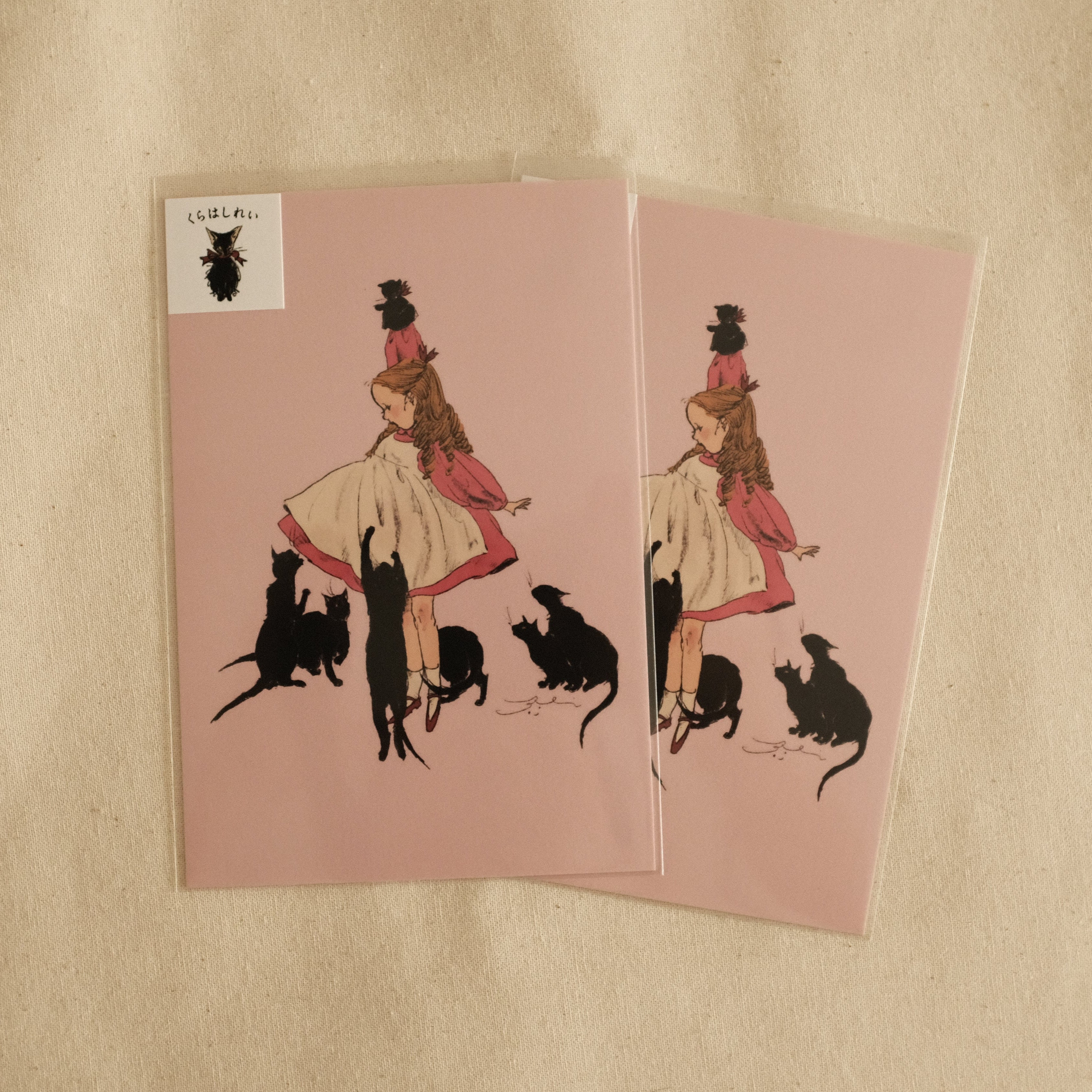Kurahashi Rei Cats and I Postcard