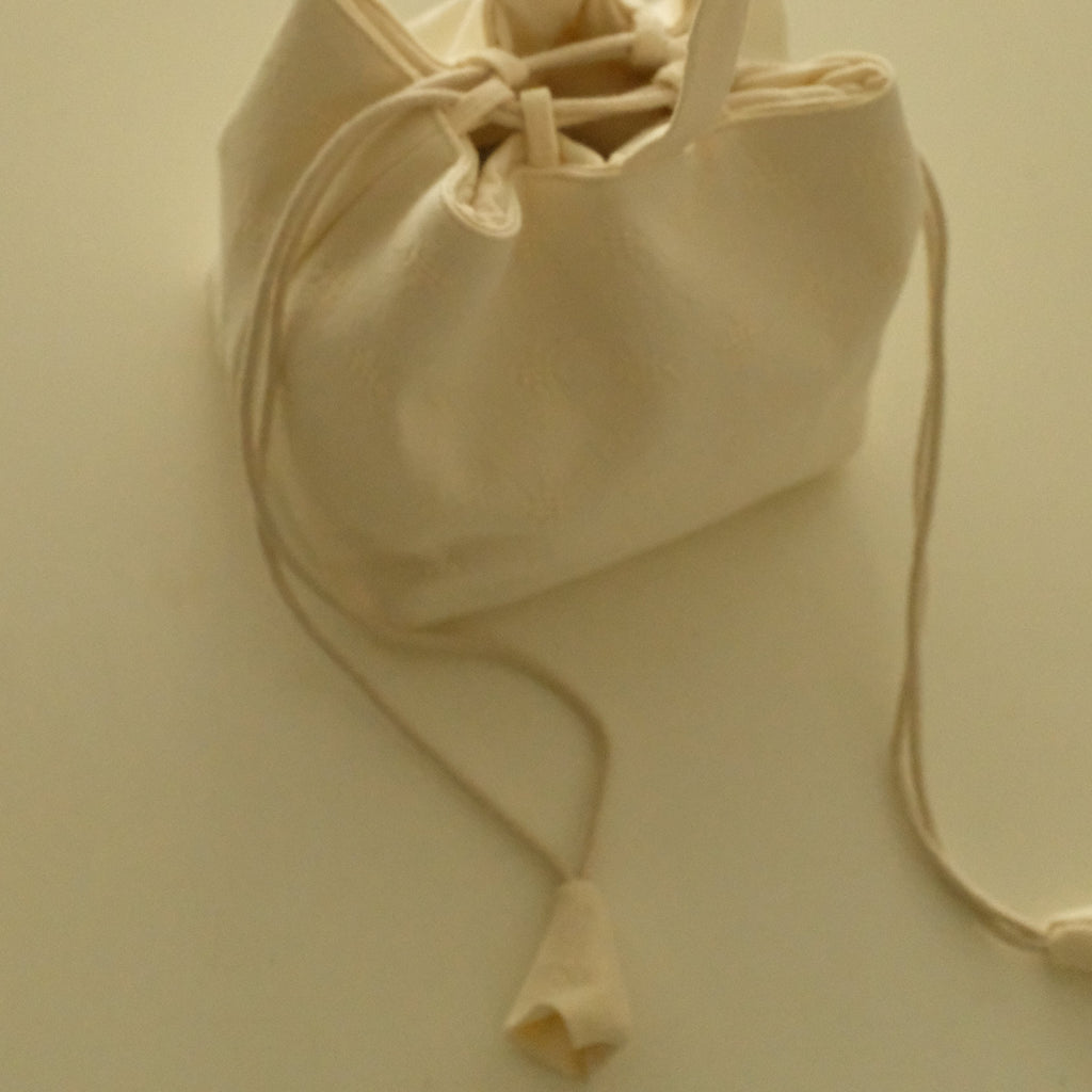 Atelier Cha Floral Stitch Cotton Linen Portable Storage Tea Bag Tea Set Organiser