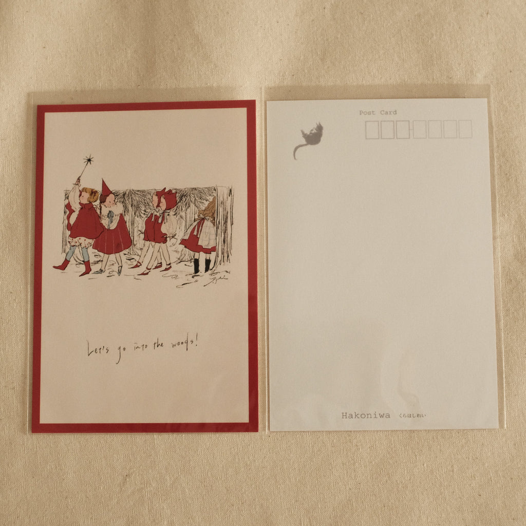 Kurahashi Rei Let's Go to The Forest Postcard