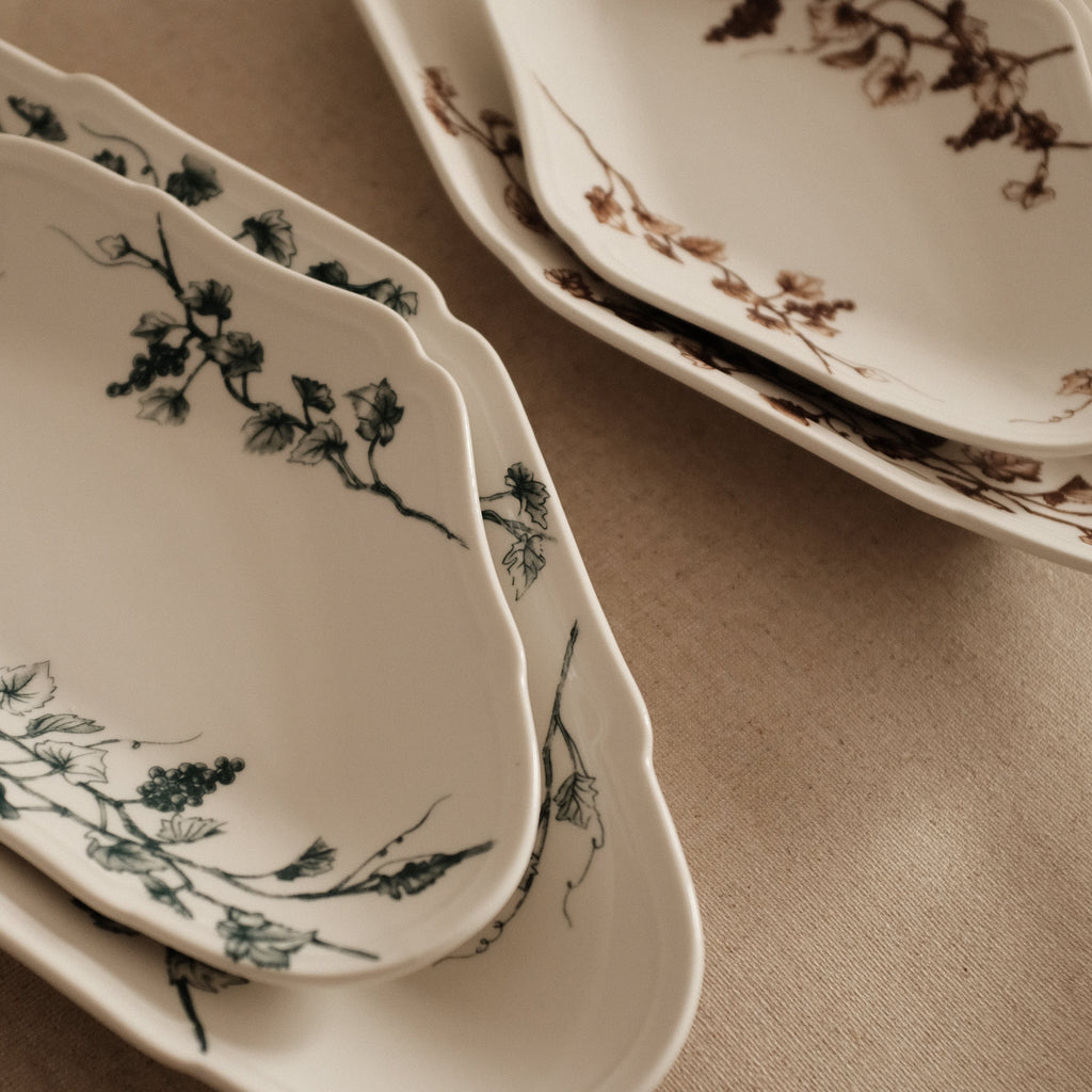 Studio M' Japan Vigne Plate Blue