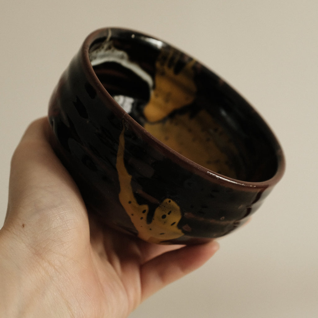 Hana Izumi Kiln Japan Maruchikara Multicolours Nodate Chawan Matcha Bowl Aritaware