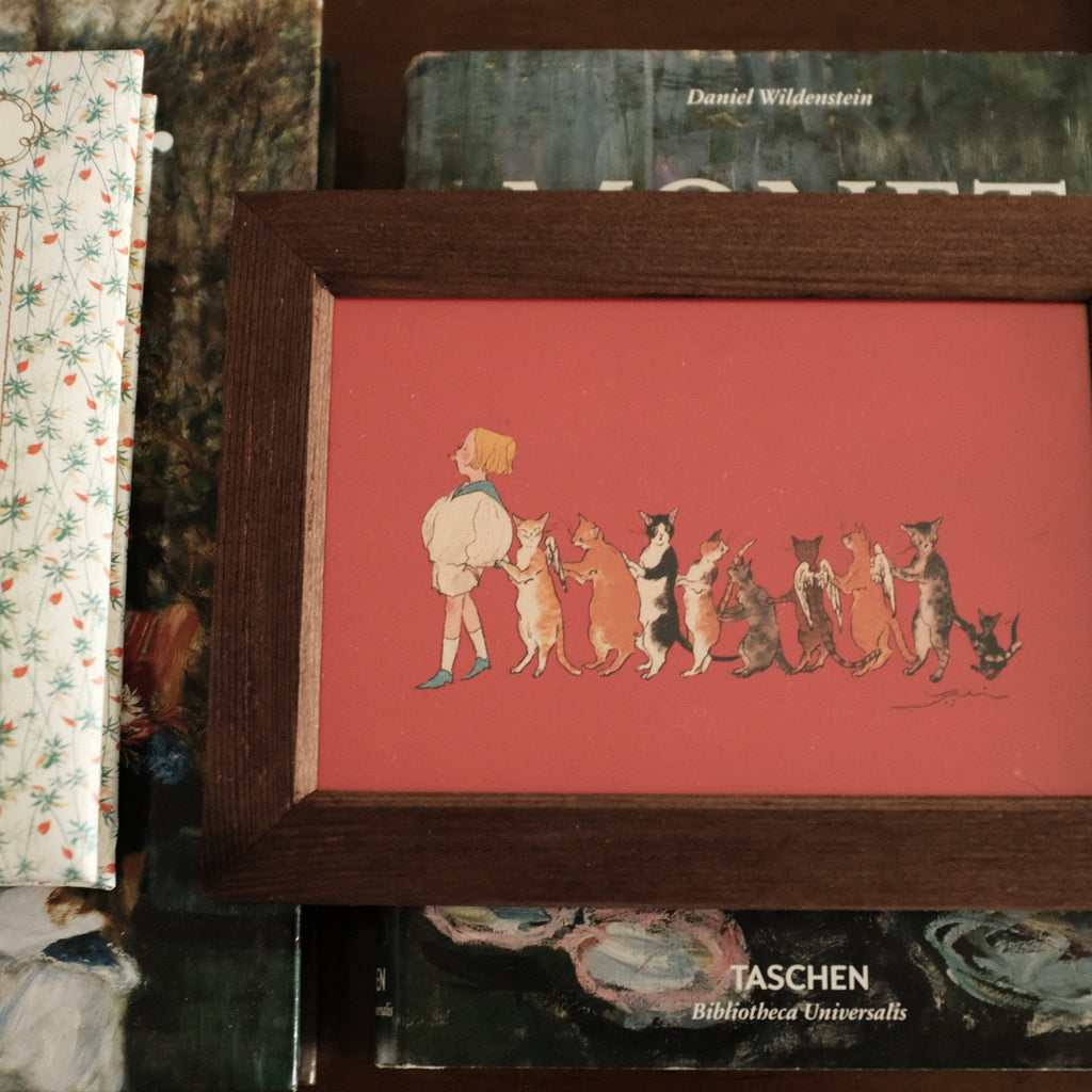 Kurahashi Rei Cat Family Postcard