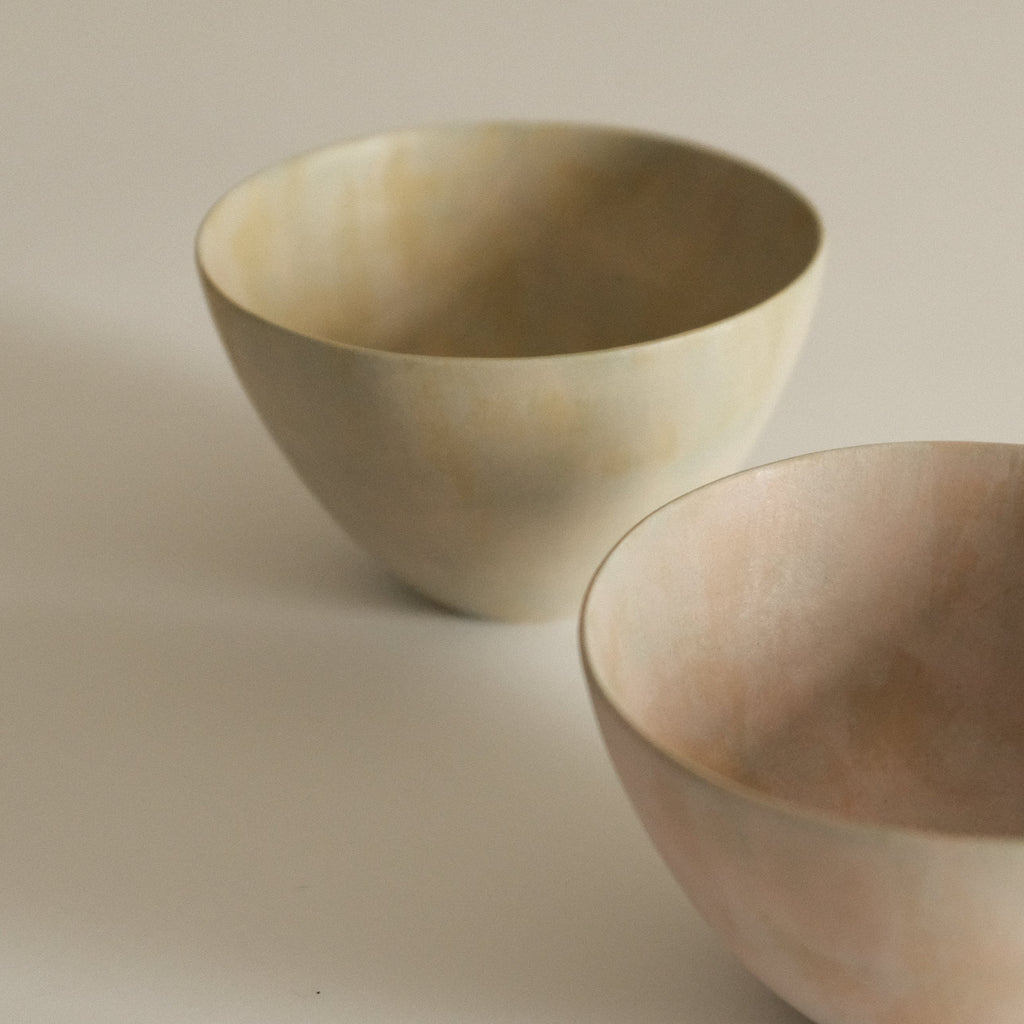 Makoto Saito Palette Green Yellow Round Cup