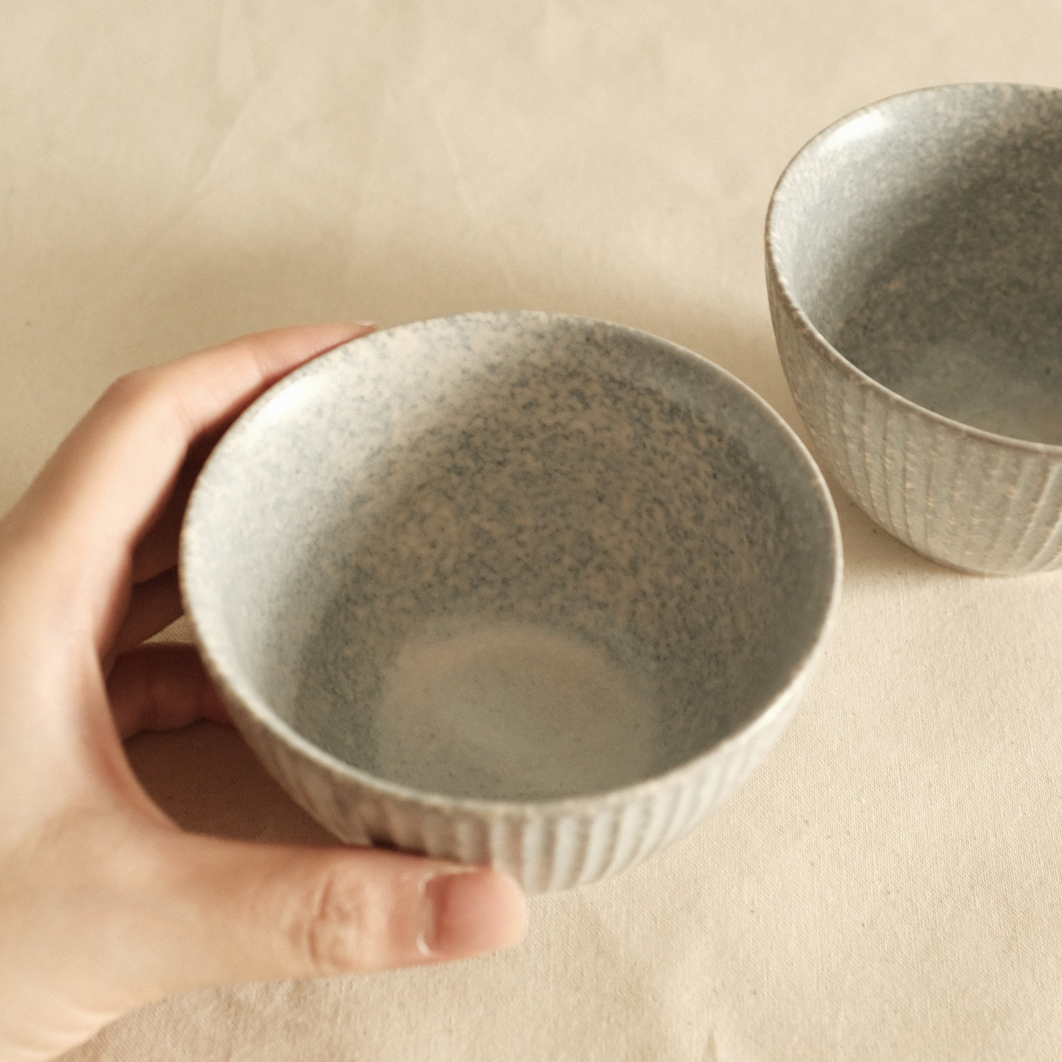 East Table Cotogo Kiln Change Blue Matte Small Bowl