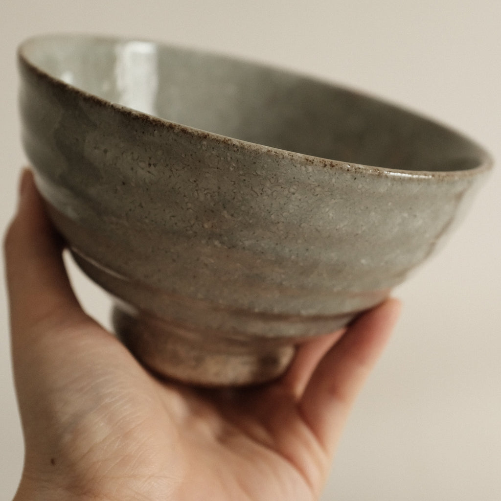 Maruyoshi Japan Jade Blue Kohiki Glaze Chawan Matcha Bowl Minoware