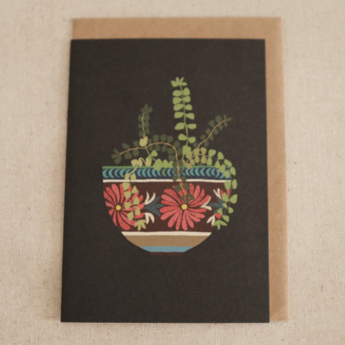 Brie Harrison Mexican Bowl Greeting Card Gift Card