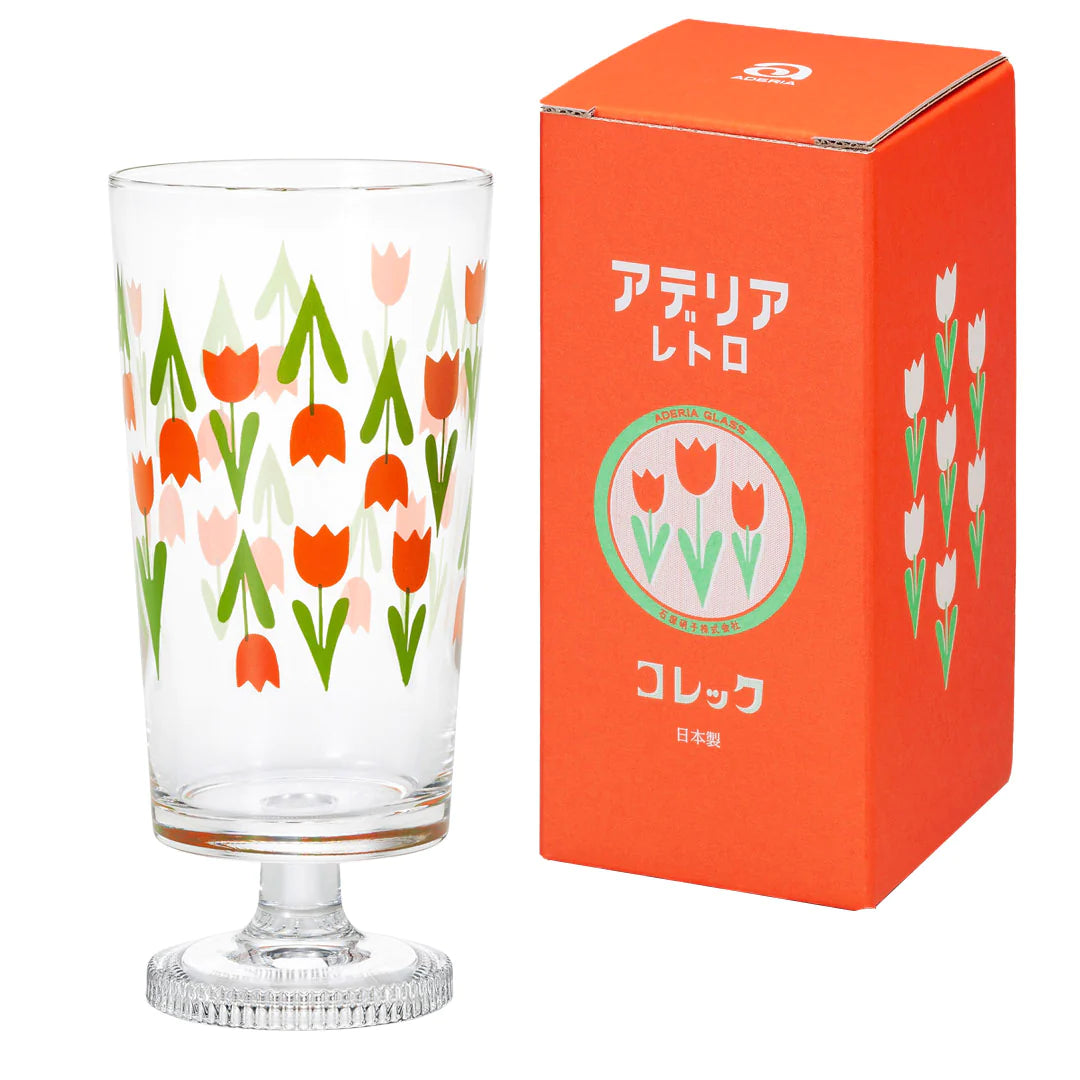 Aderia Retro Japan Collec Tulip Glass with Legs