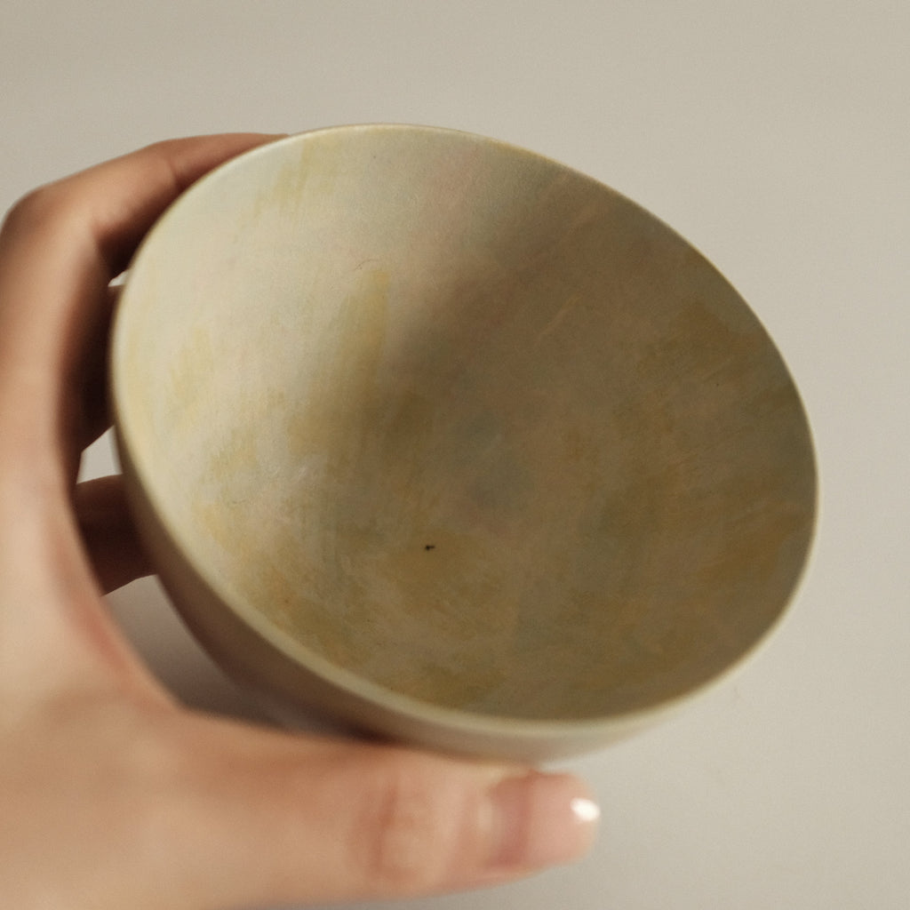 Makoto Saito Palette Green Yellow Round Cup