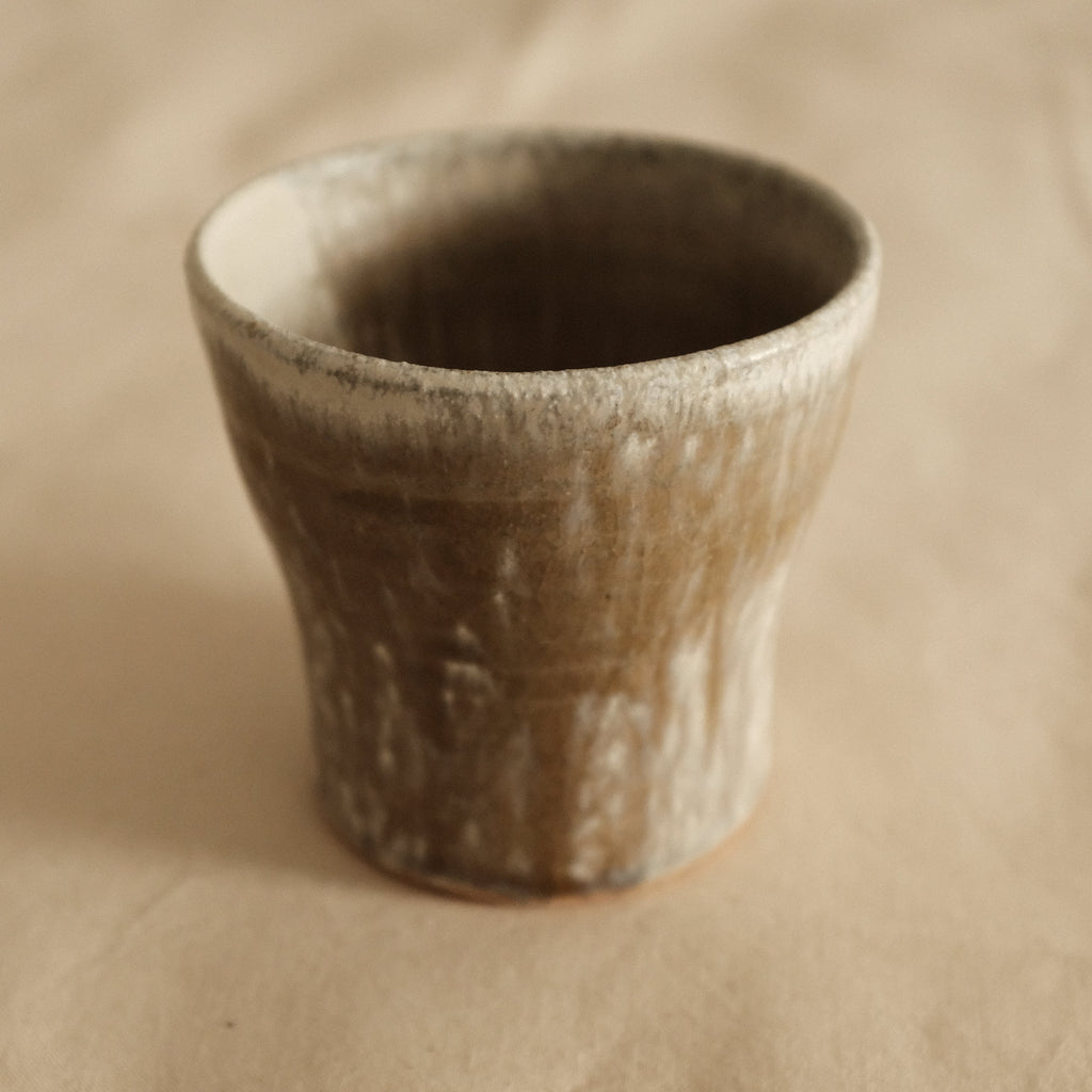 Kyuuko Mashiko Konayuki Powder Snow Glaze Mug with Handle