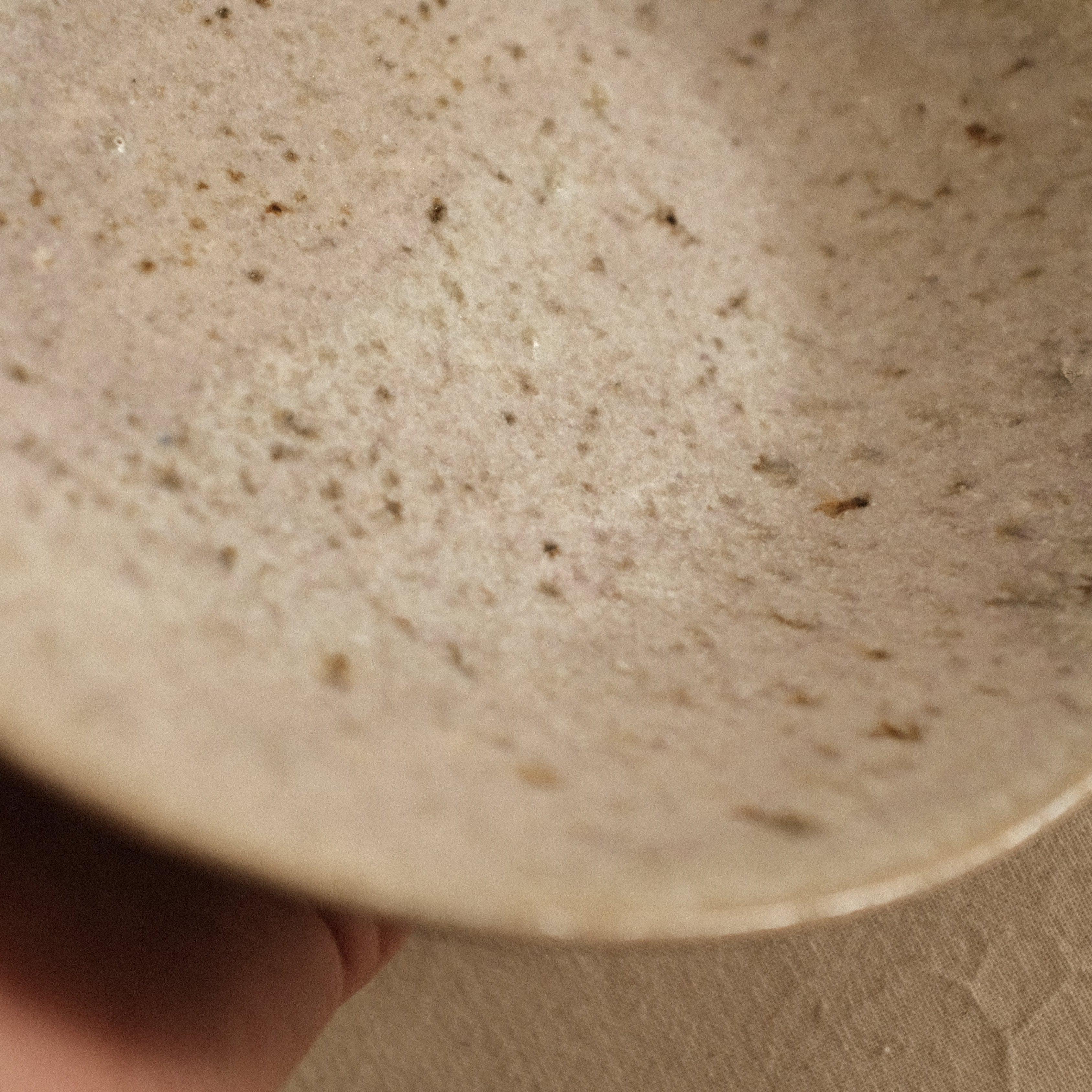 Suzuki Mikumo Spring Soft Pink Green Ceramic Deep Plate