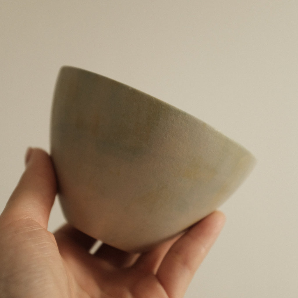 Makoto Saito Palette Green Yellow Round Cup