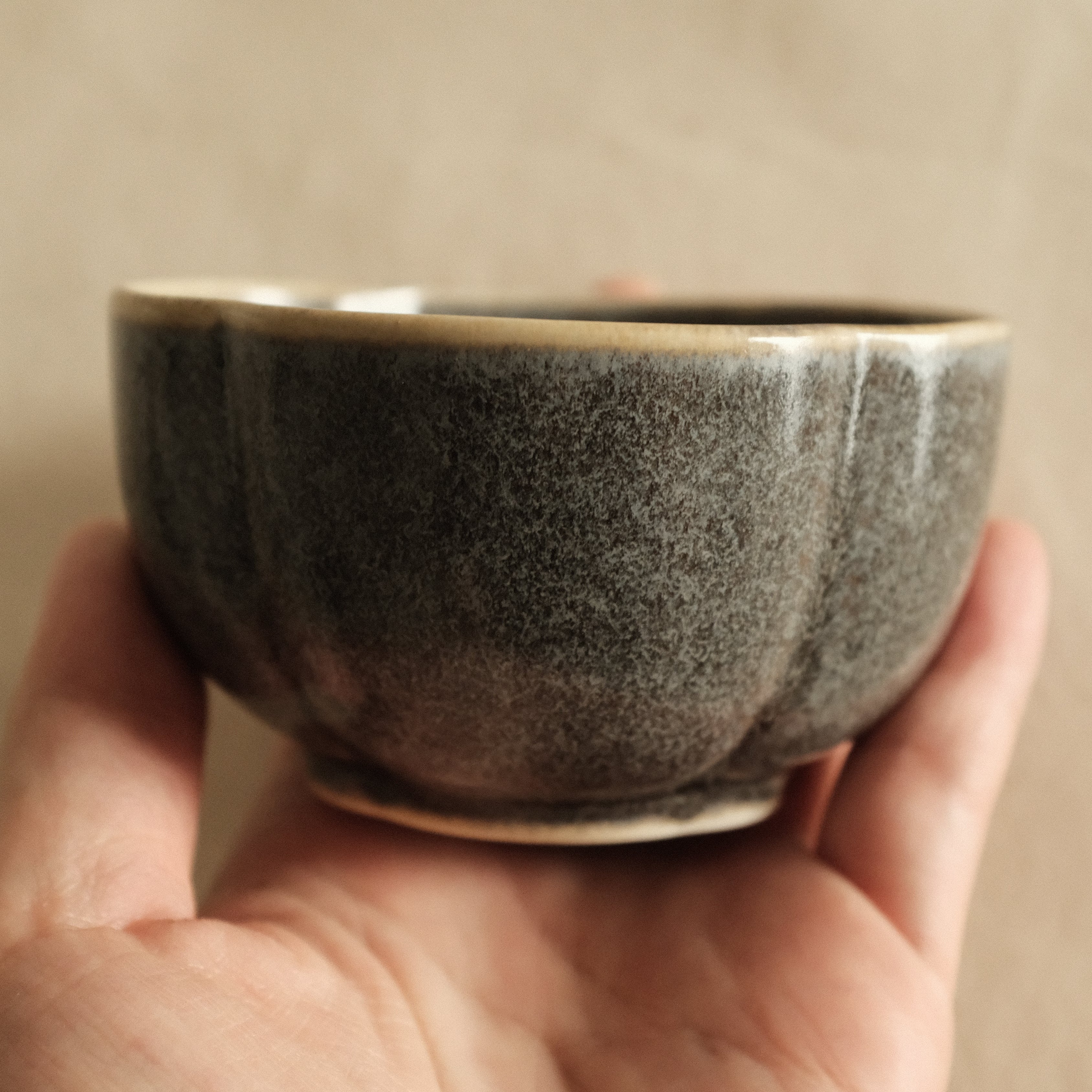 East Table Dolce Kiln Change Glaze Mokko Papaya Shape Goma Sesame Small Bowl