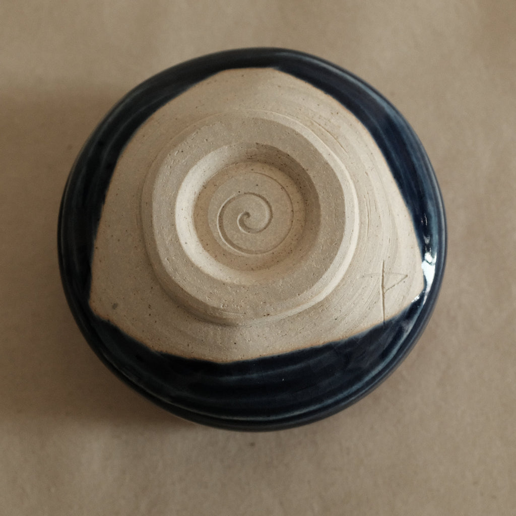 Hatsuichi Japan Tsubo Violet Chawan Matcha Bowl Minoware