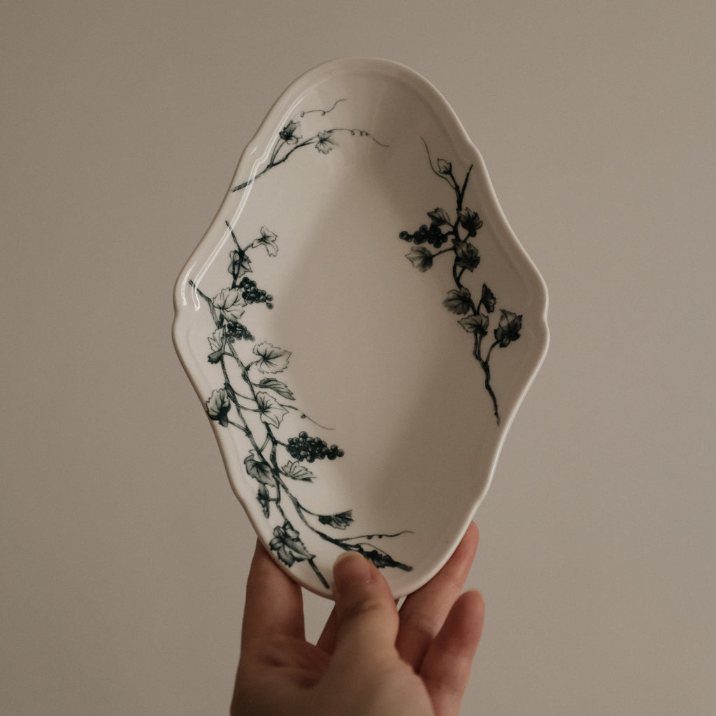 Studio M' Japan Vigne Plate Blue