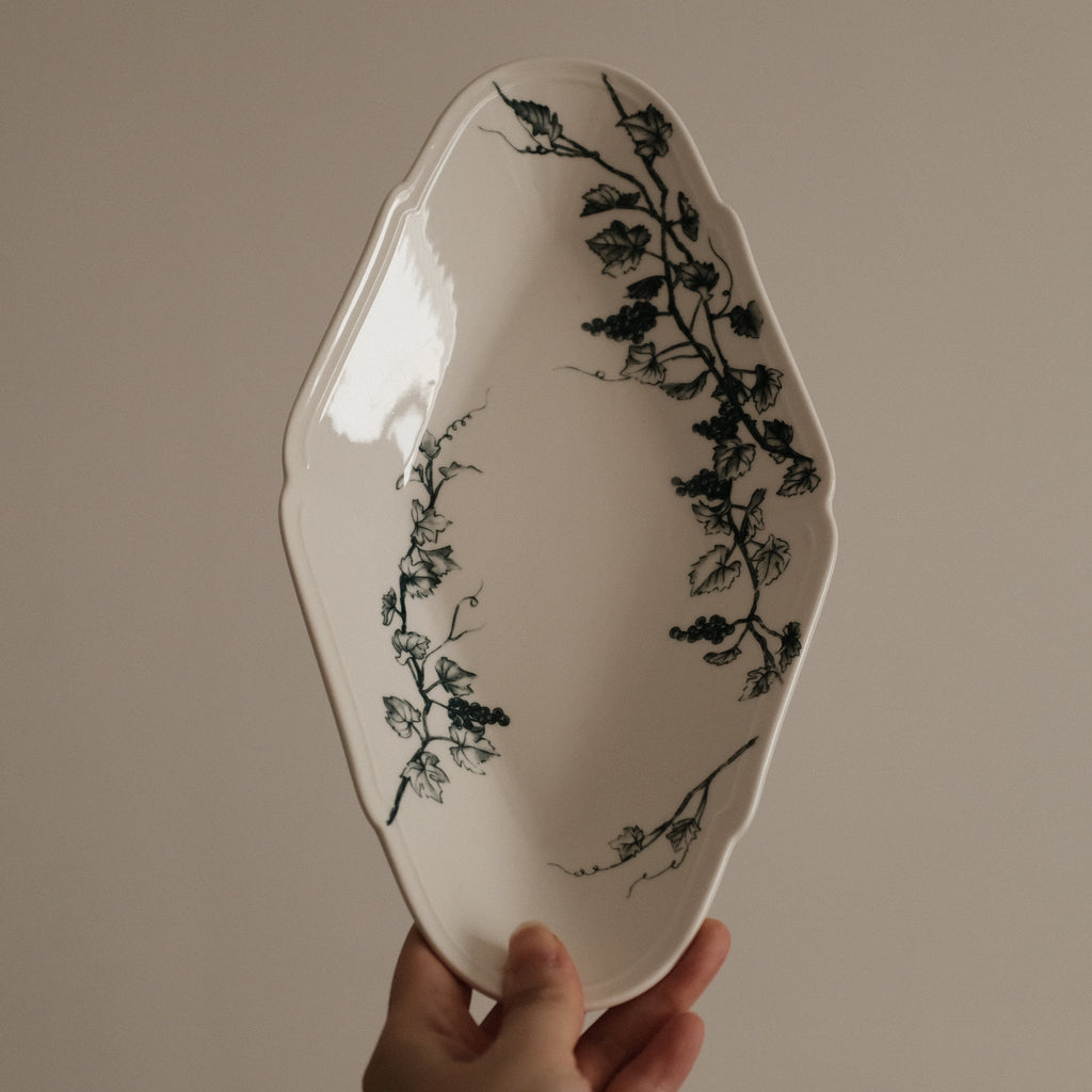 Studio M' Japan Vigne Plate Blue