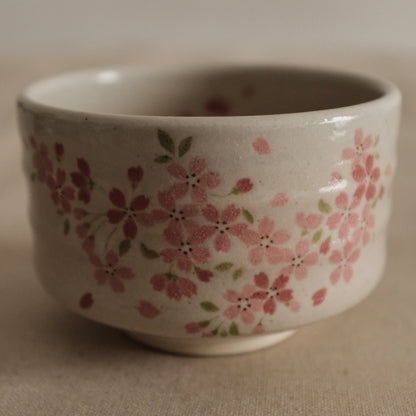 Hatsuichi Japan Spring Sakura Cherry Blossom Chawan Matcha Bowl Tea Bowl Japan Minoware