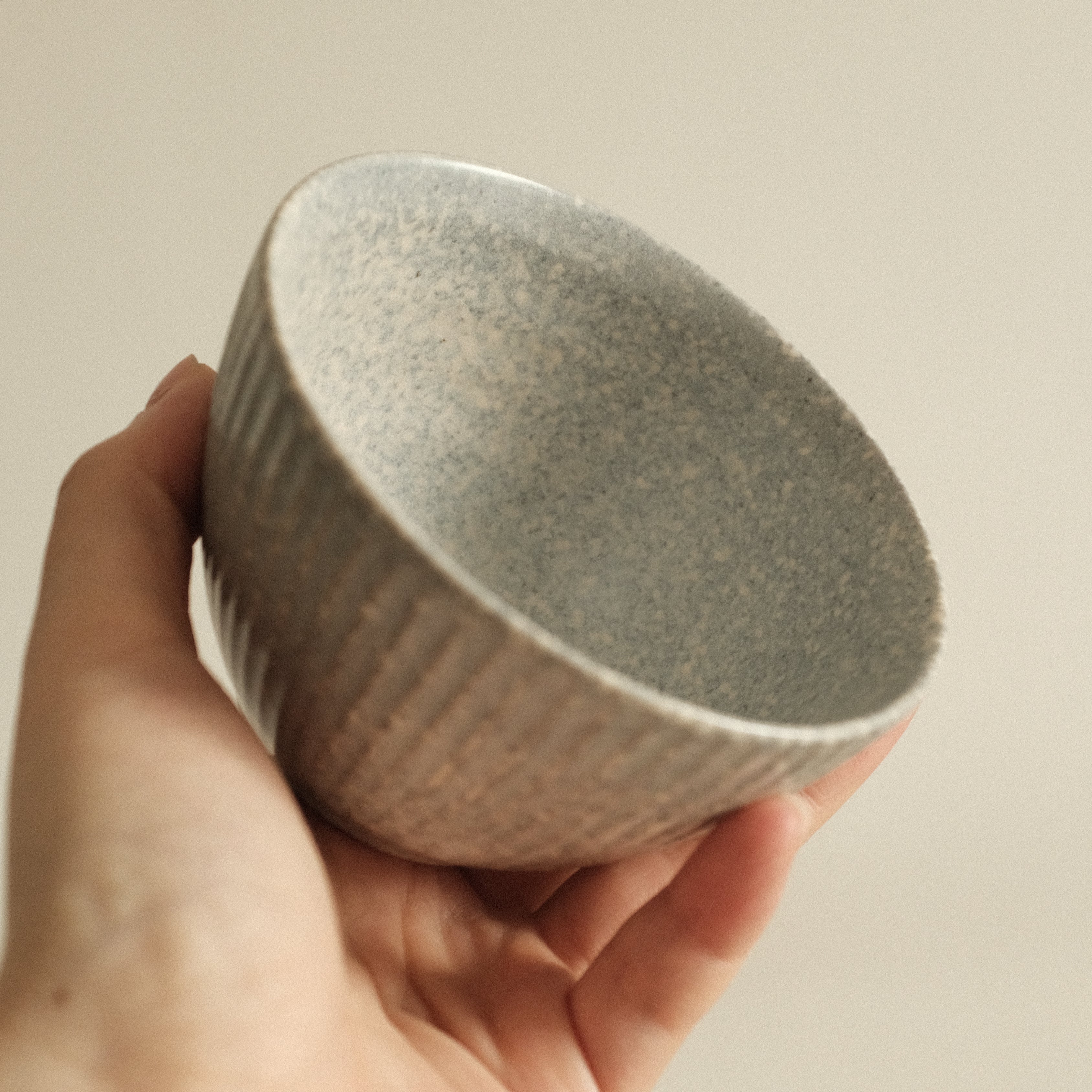 East Table Cotogo Kiln Change Blue Matte Small Bowl