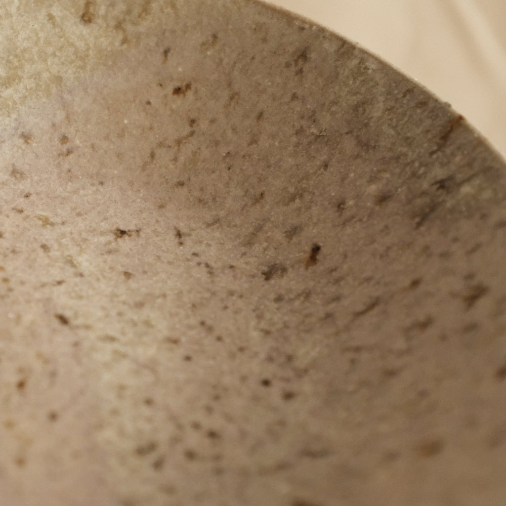 Suzuki Mikumo Spring Soft Pink Green Ceramic Deep Plate