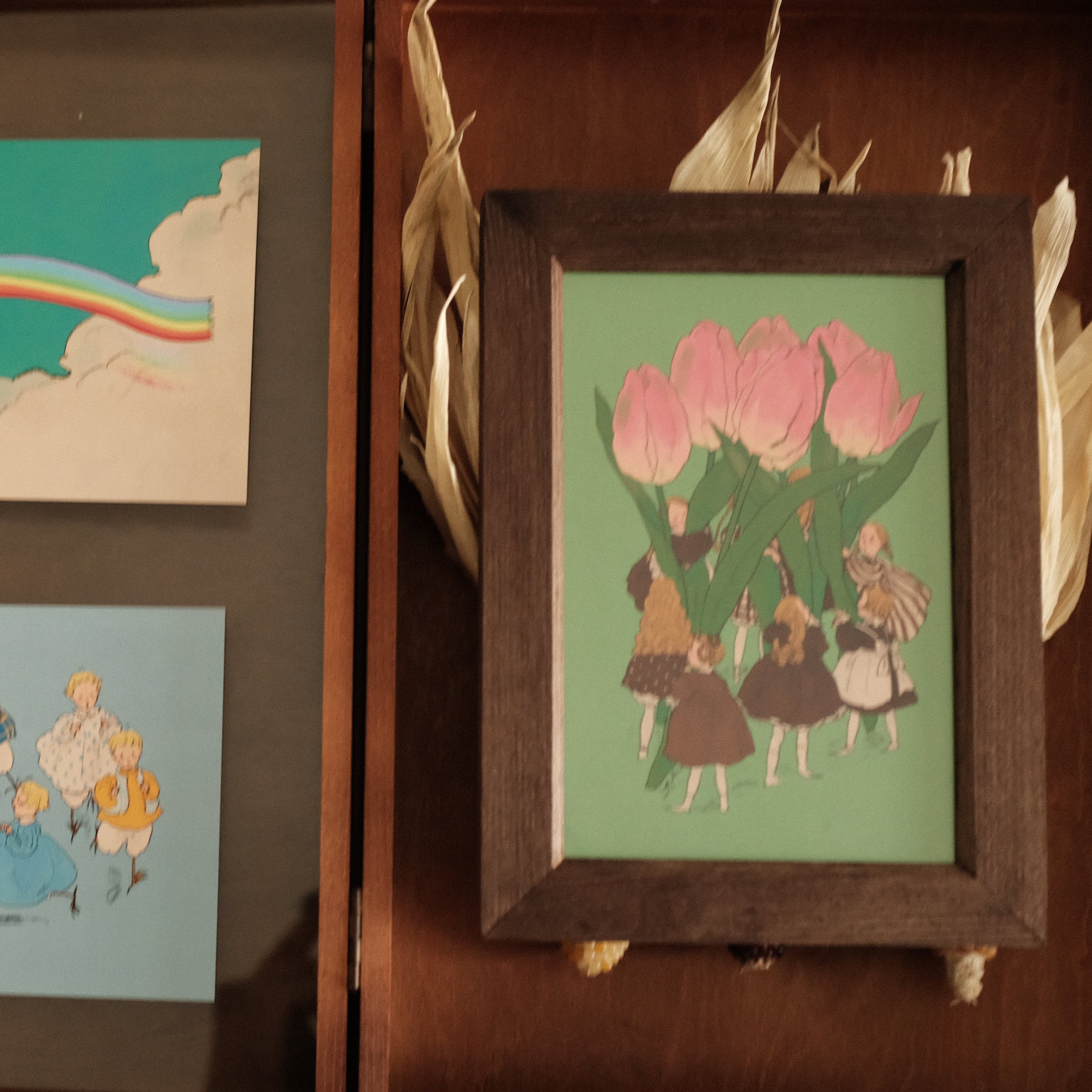 Kurahashi Rei Tulip Girls Postcard