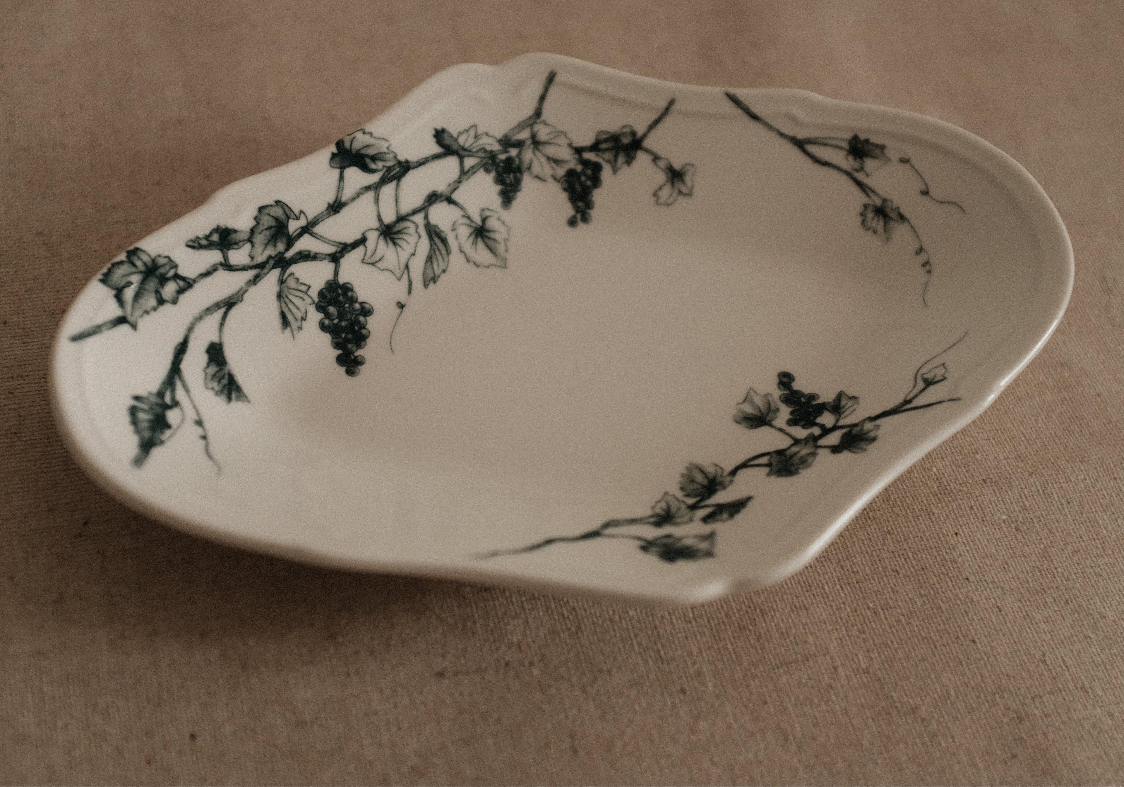 Studio M' Japan Vigne Plate Blue