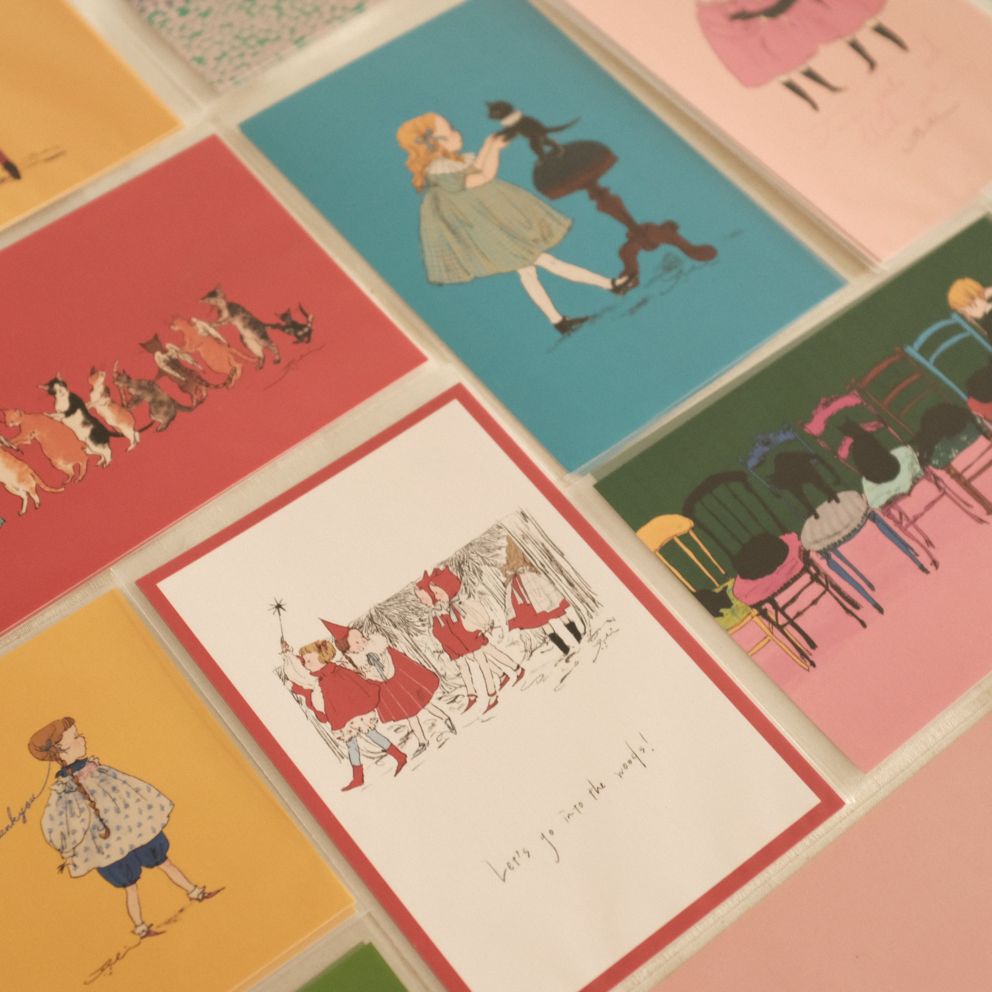 Kurahashi Rei Let's Go to The Forest Postcard