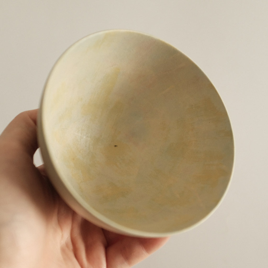 Makoto Saito Palette Green Yellow Round Cup