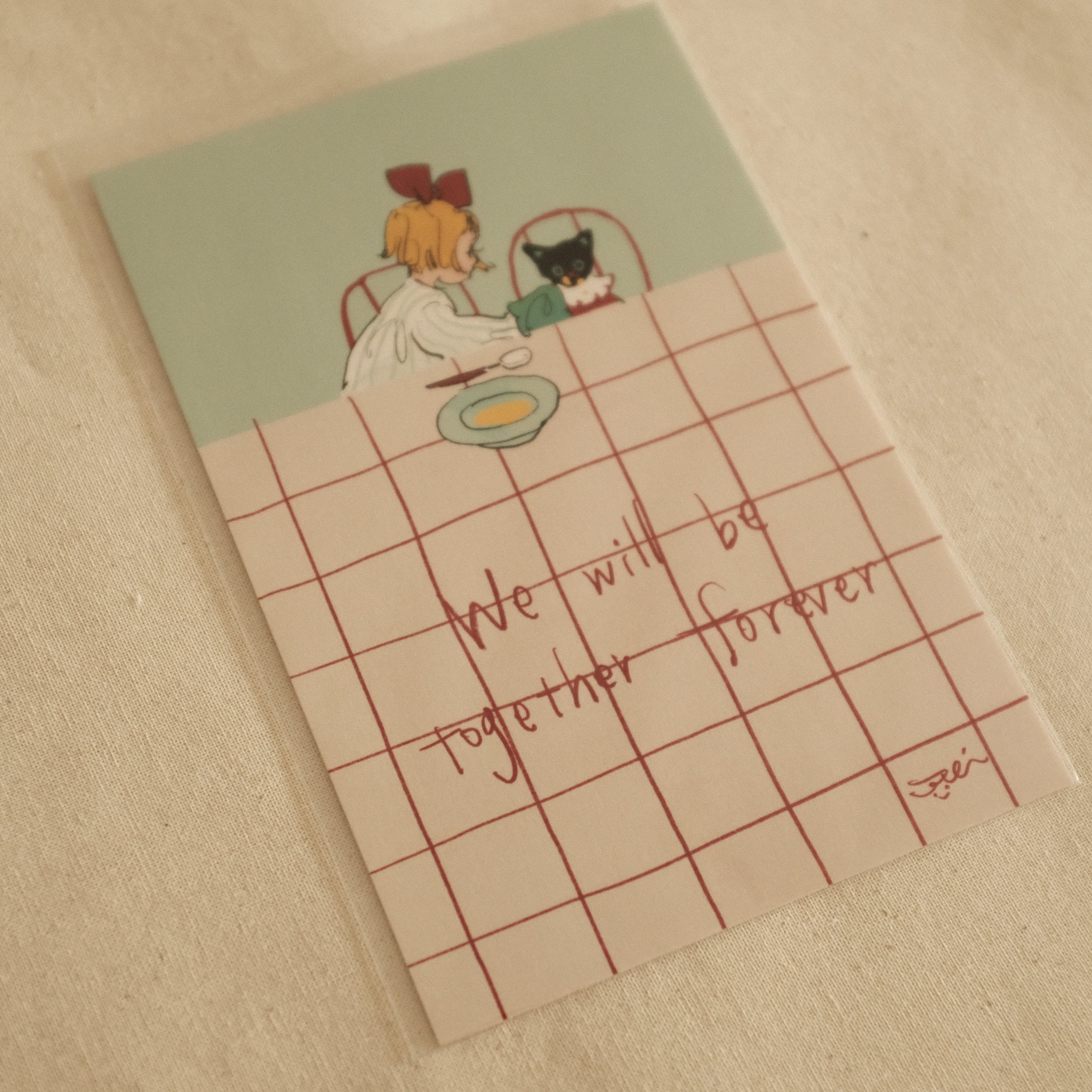 Kurahashi Rei Japan Always Together Postcard