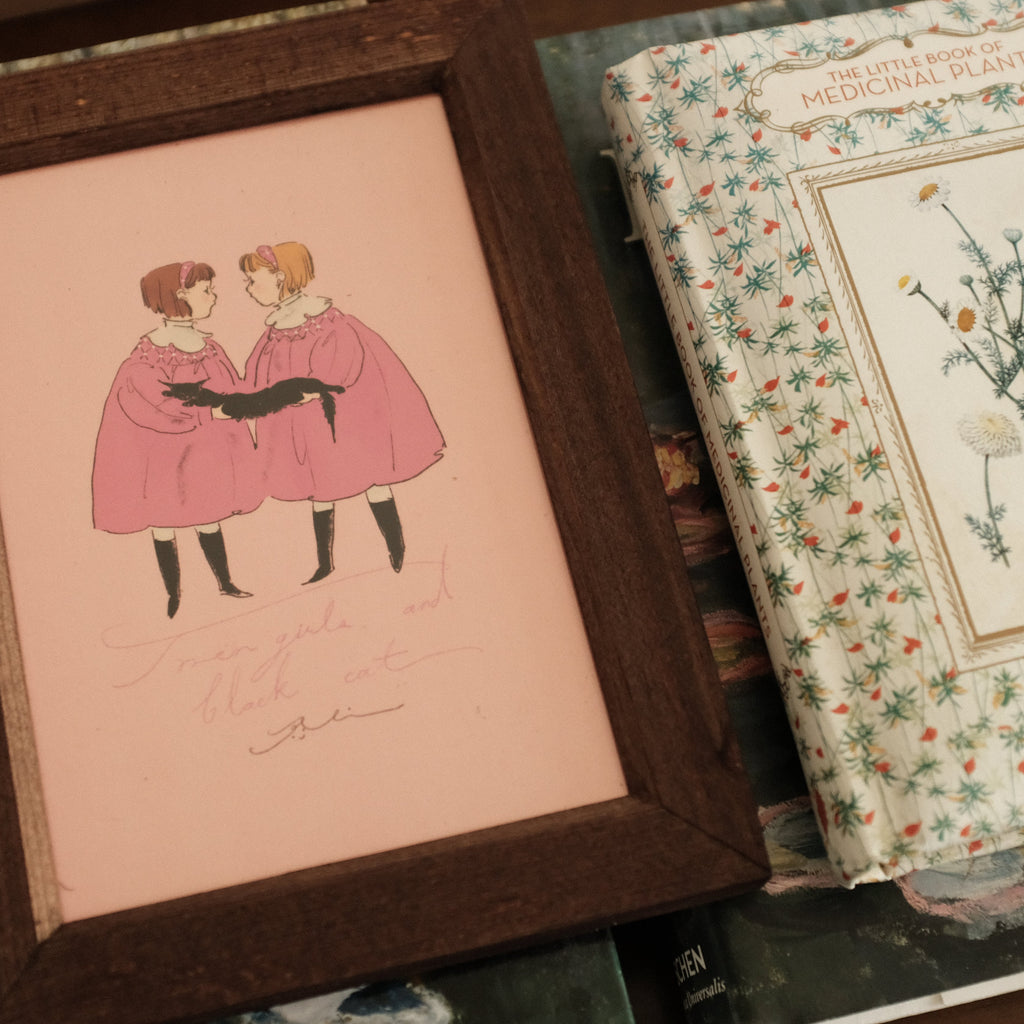 Kurahashi Rei Cat and Twins Postcard