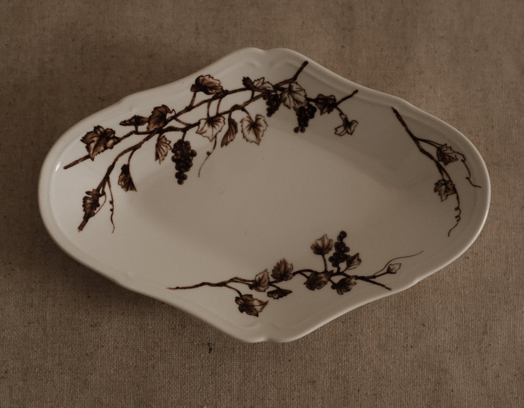 Studio M' Japan Vigne Plate Brown
