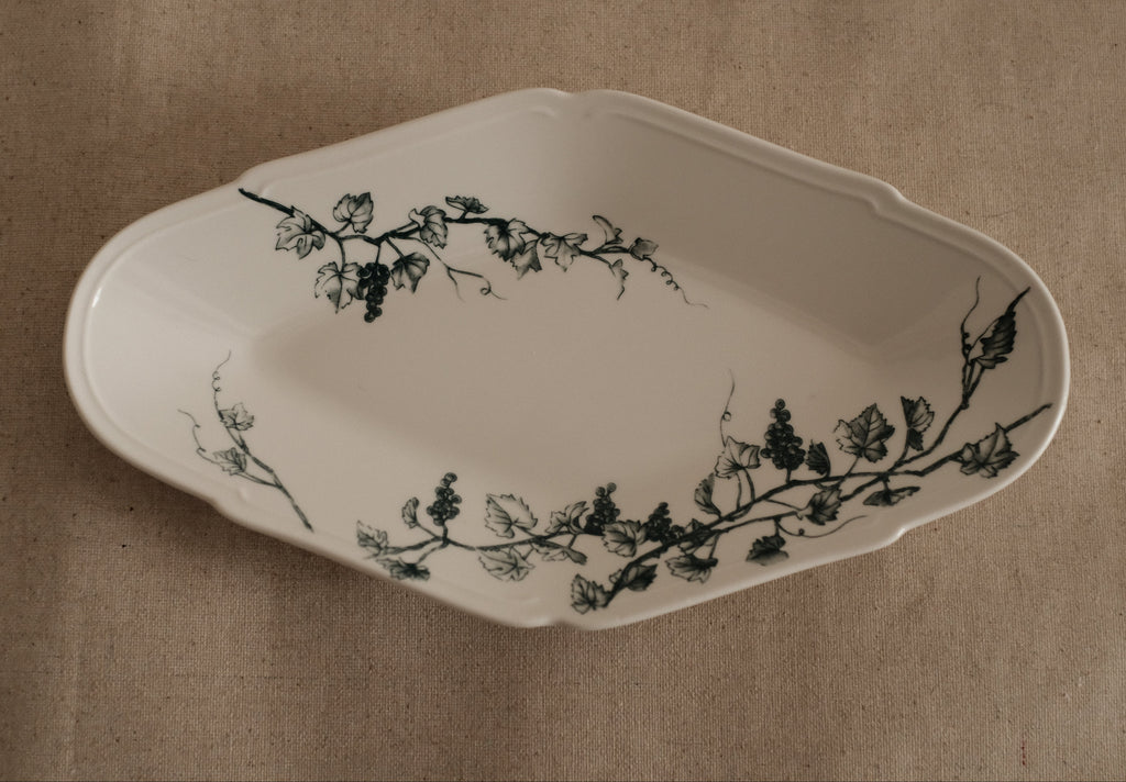 Studio M' Japan Vigne Plate Blue