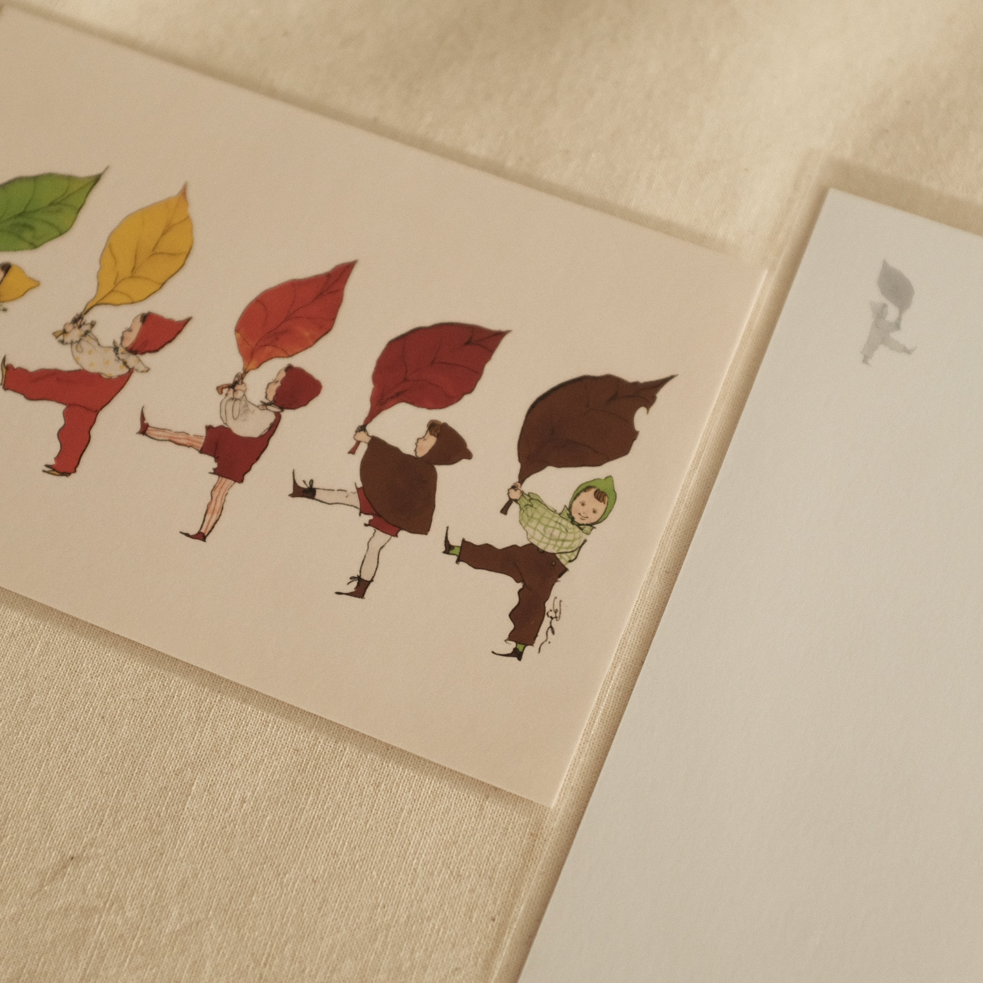 Kurahashi Rei Autumn Leaves Postcard