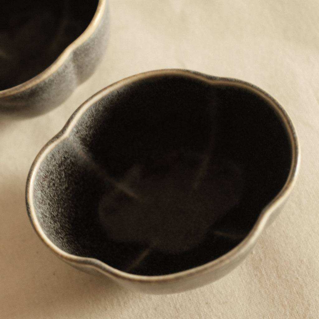 East Table Dolce Kiln Change Glaze Mokko Papaya Shape Goma Sesame Small Bowl