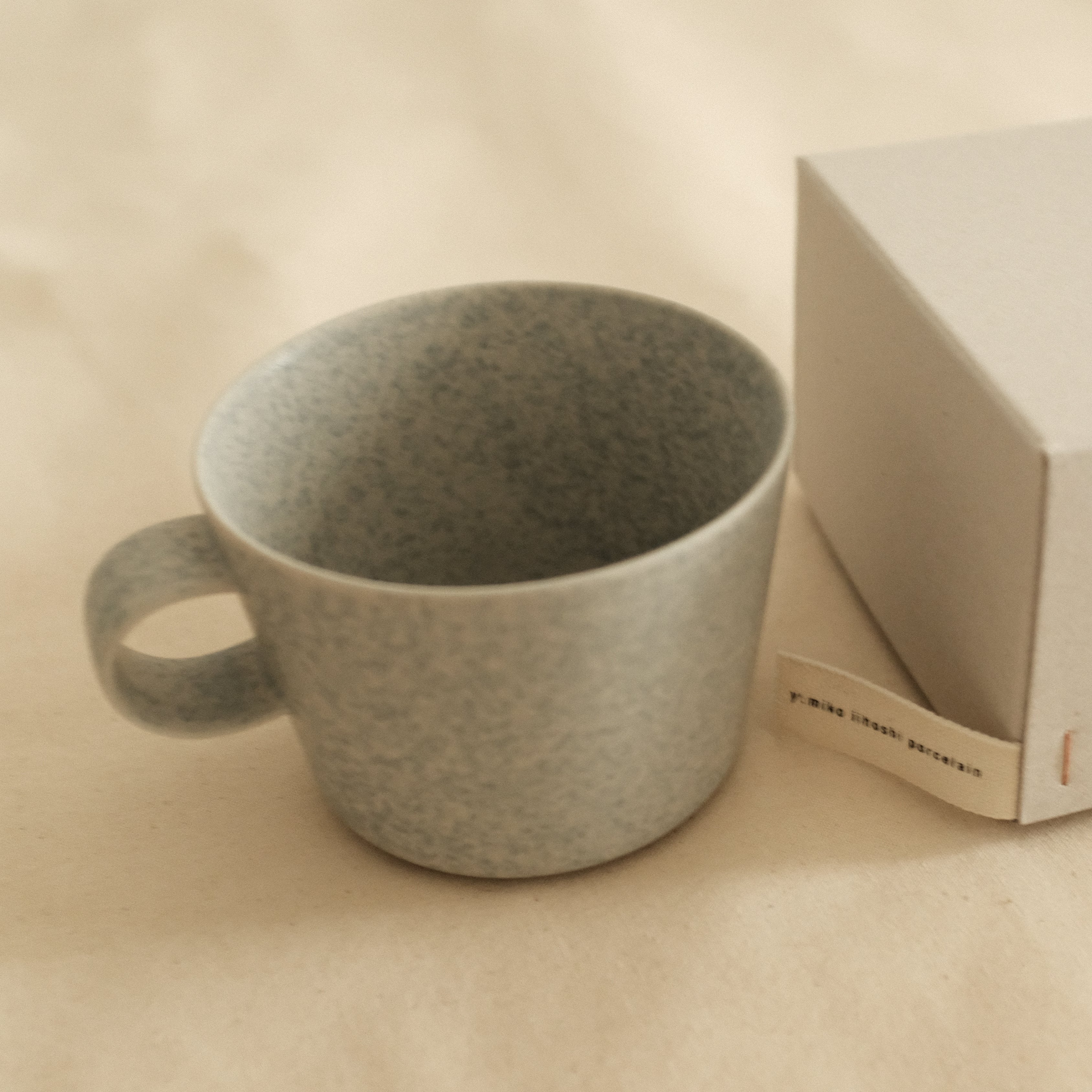 yumiko iihoshi unjour aspres midi matin cup nami light blue pattern