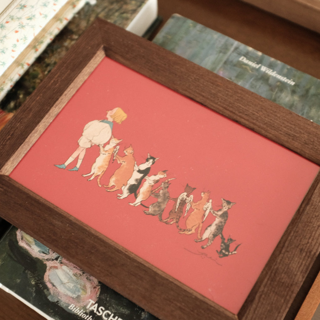 Kurahashi Rei Cat Family Postcard