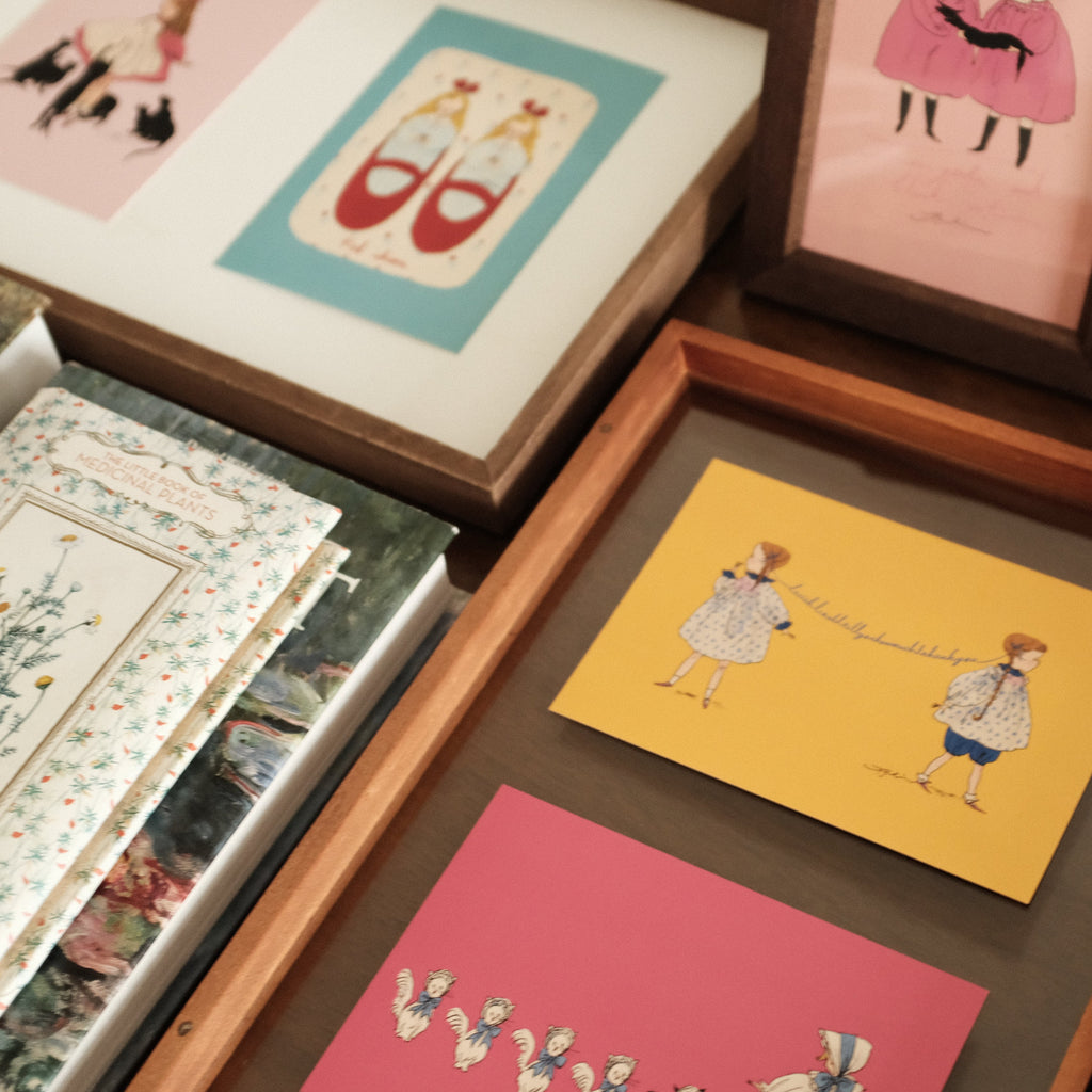 Kurahashi Rei A Pair of Red Shoes Postcard