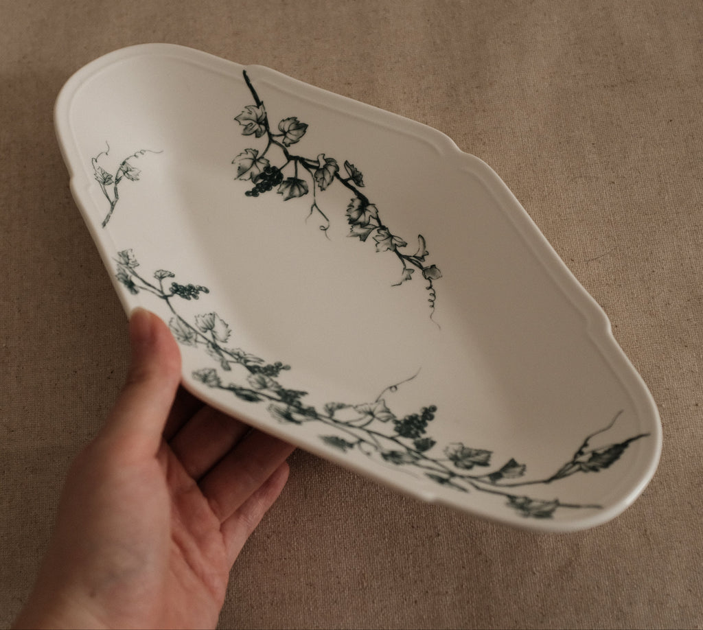 Studio M' Japan Vigne Plate Blue