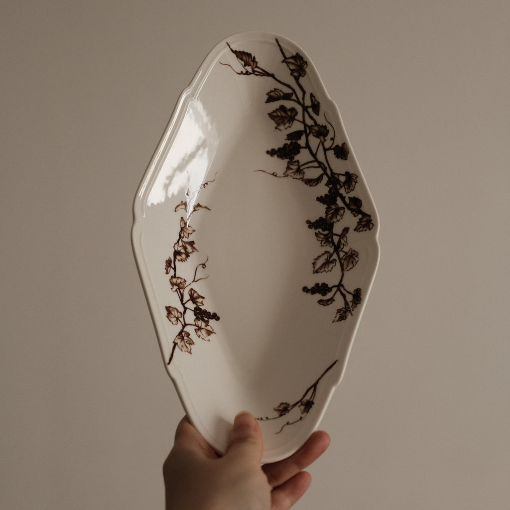 Studio M' Japan Vigne Plate Brown