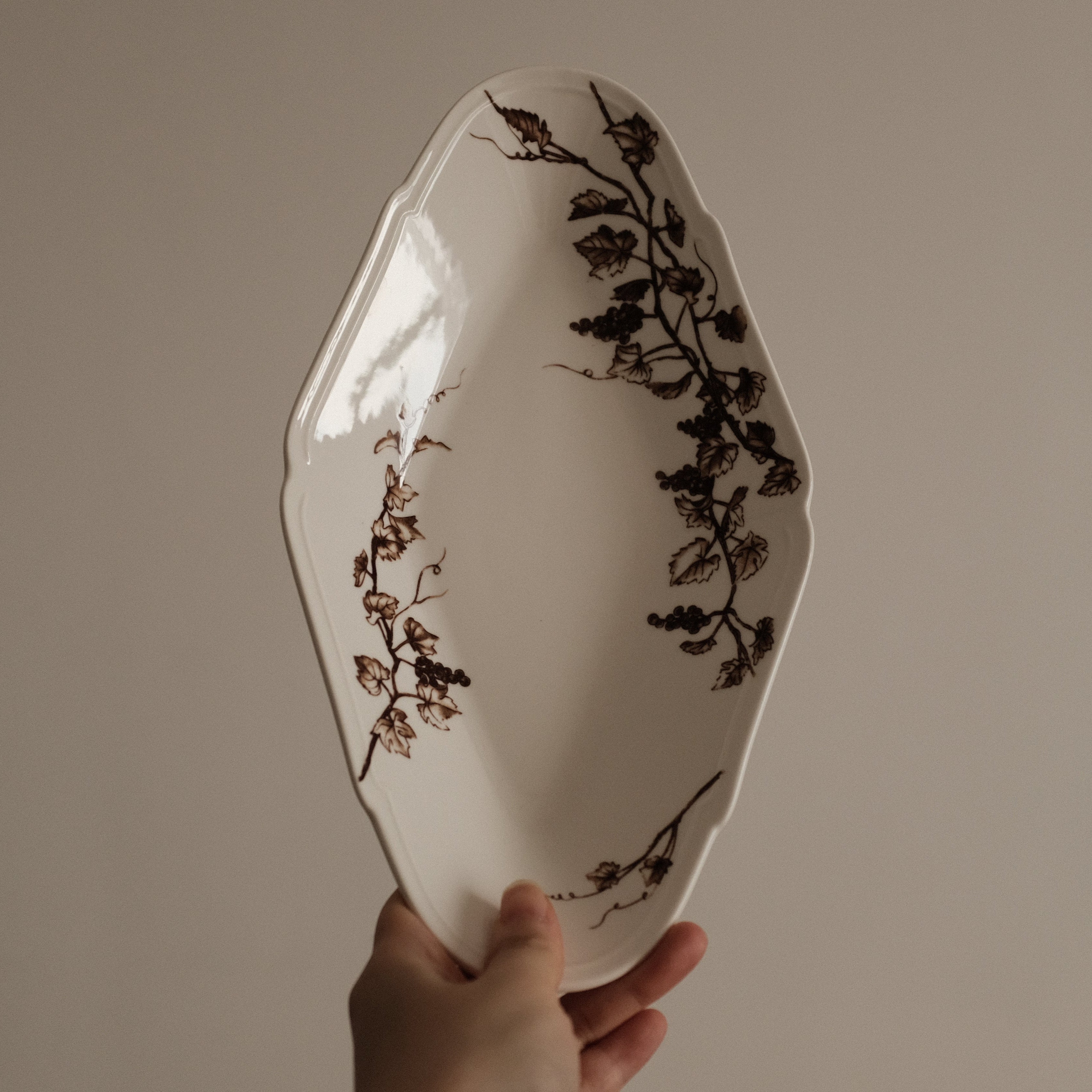 Studio M' Japan Vigne Plate Brown