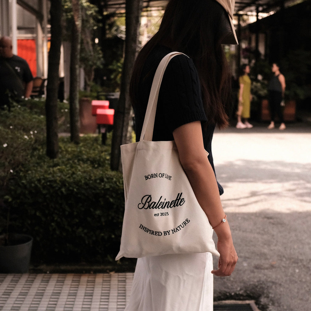 Baleinette Embroidered Tote Bag